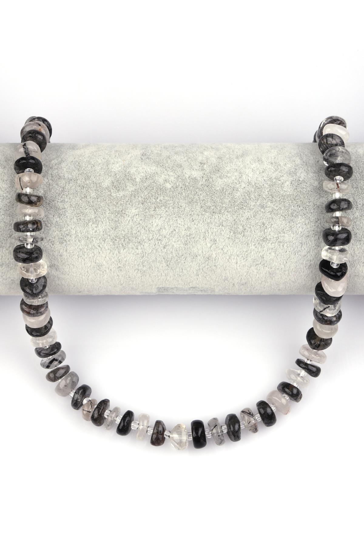 Rutil Kuvars Doğal Taş Saçaklı Kırıktaş Dizi