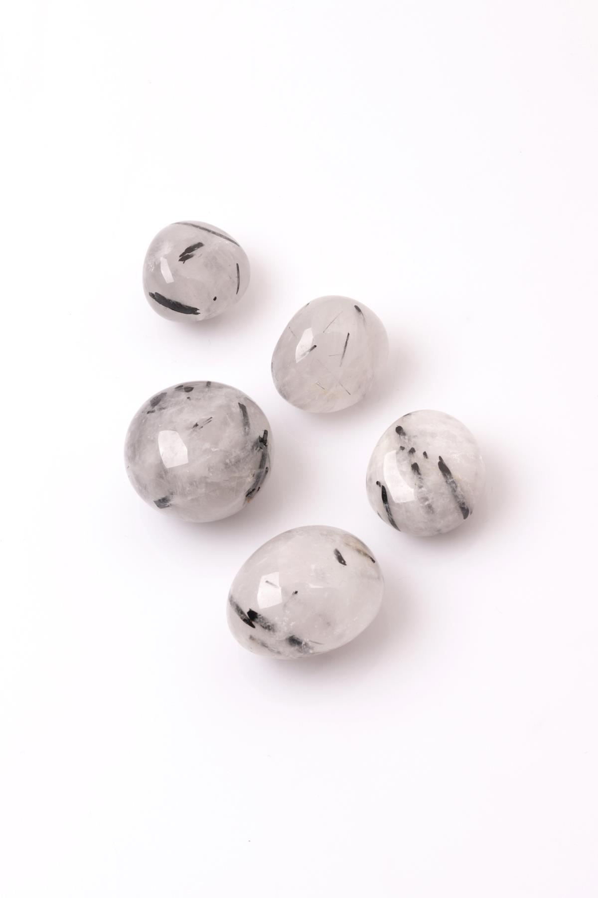 Rutil Kuvars Doğal Taş Tamburlanmış Parça - Tımbıl