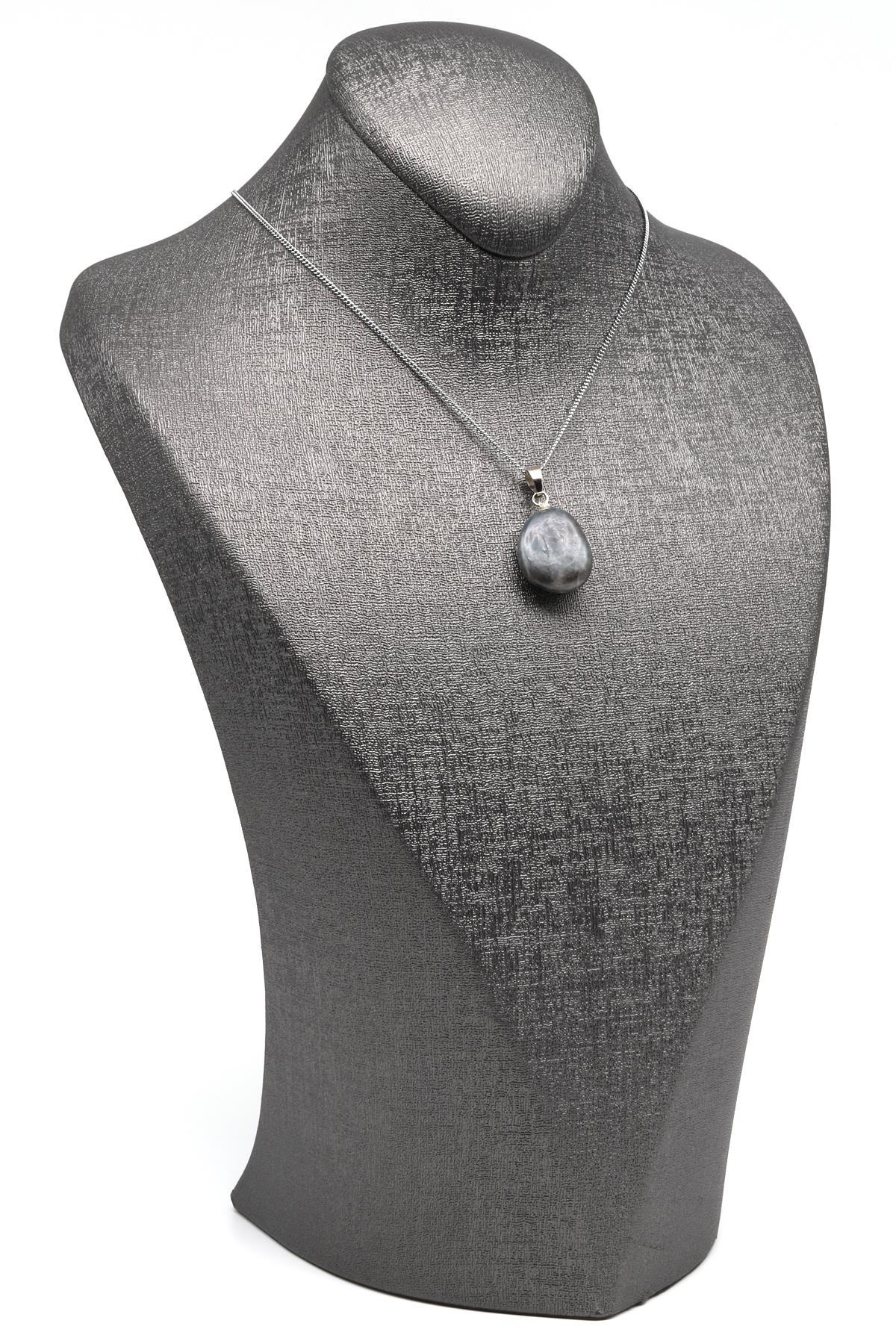 Safir Doğal Taş Kolye