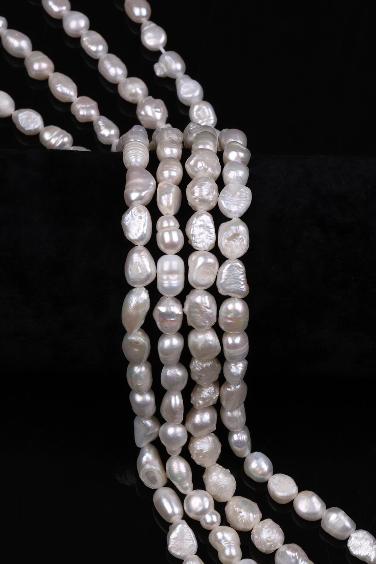 Sakız İnci Doğal Taş Dizi 7 x 8 mm Şekilsiz Kesim