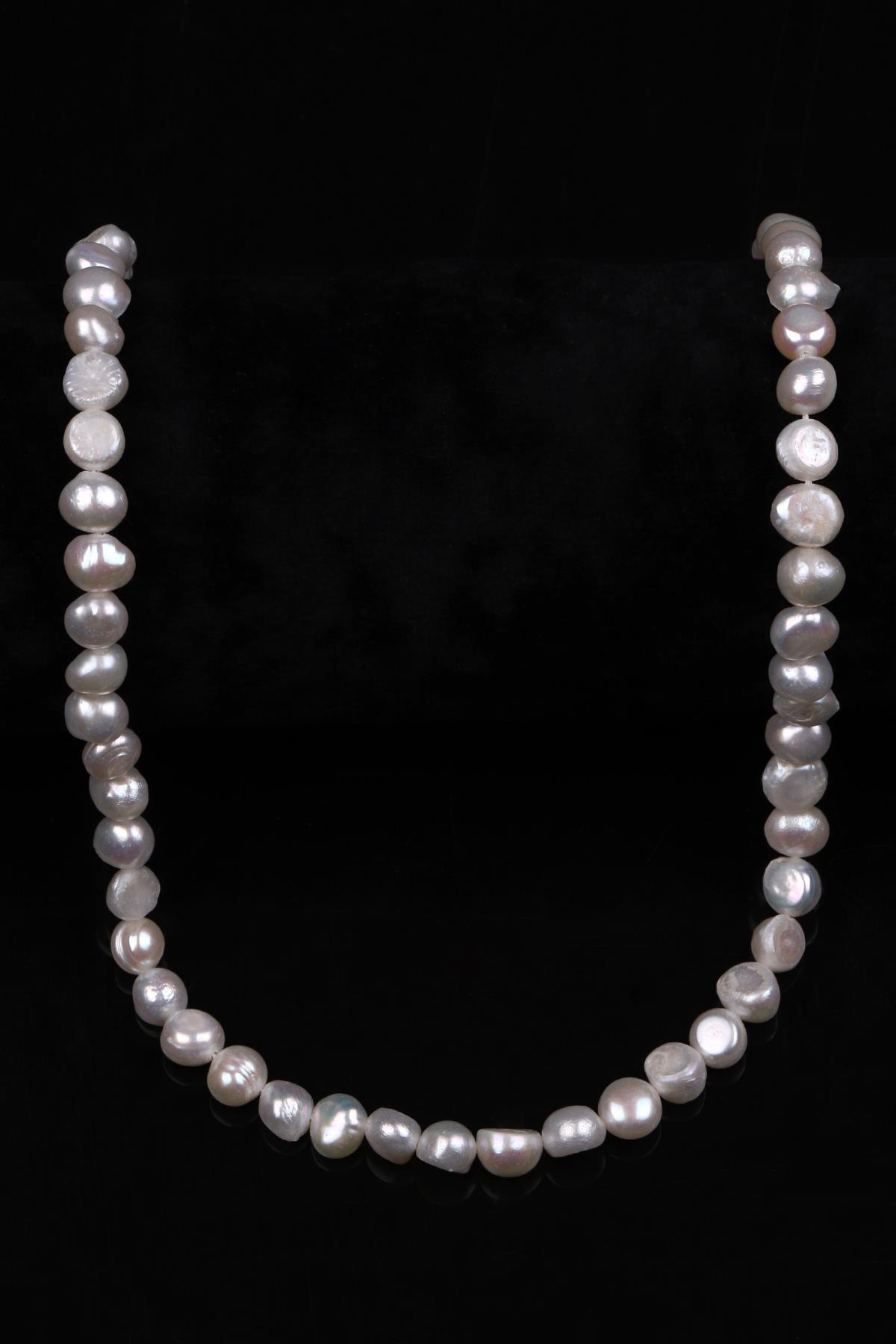 Sakız İnci Doğal Taş Dizi 7 x 8 mm Şekilsiz Kesim