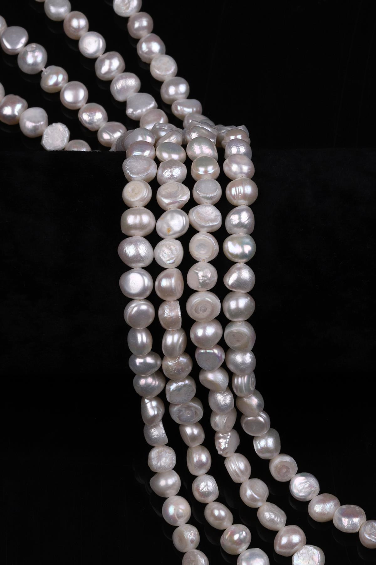 Sakız İnci Doğal Taş Dizi 7 x 8 mm Şekilsiz Kesim