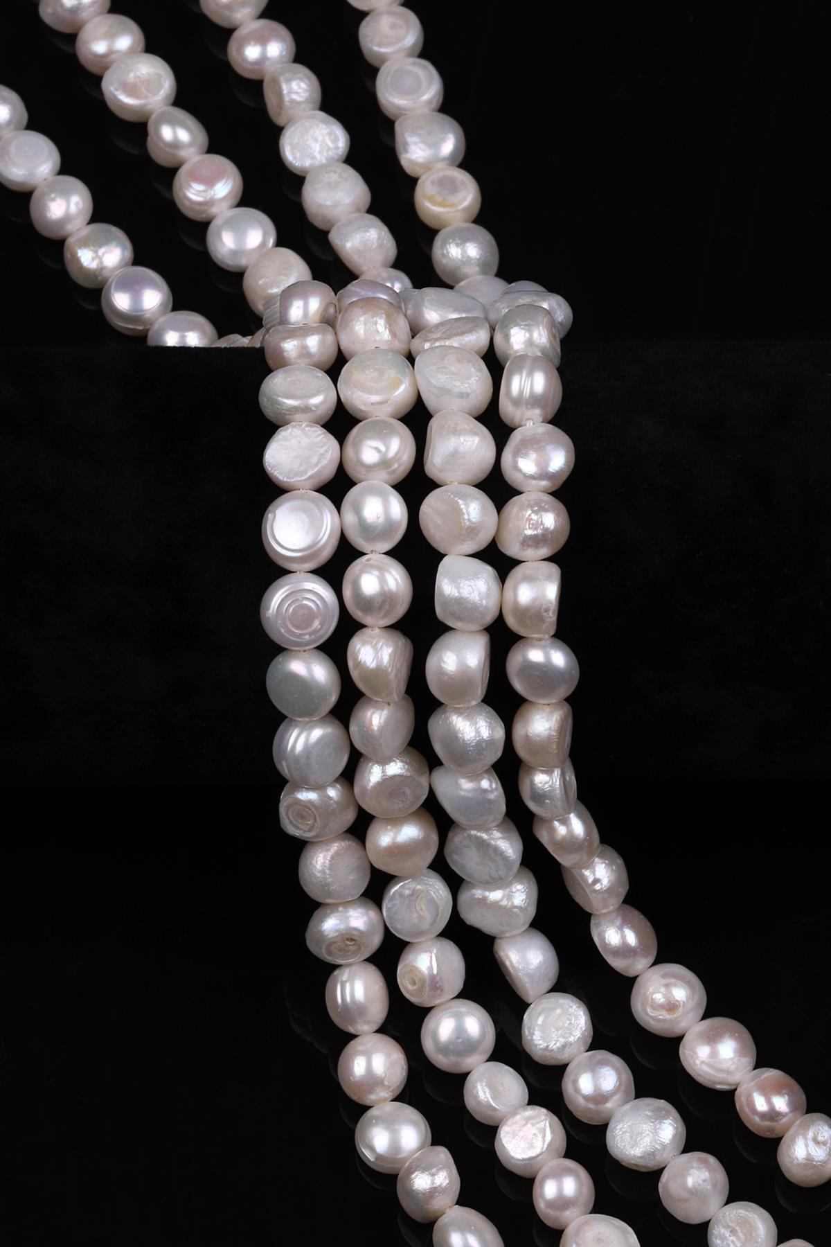 Sakız İnci Doğal Taş Dizi 8 x 9 mm Şekilsiz Kesim