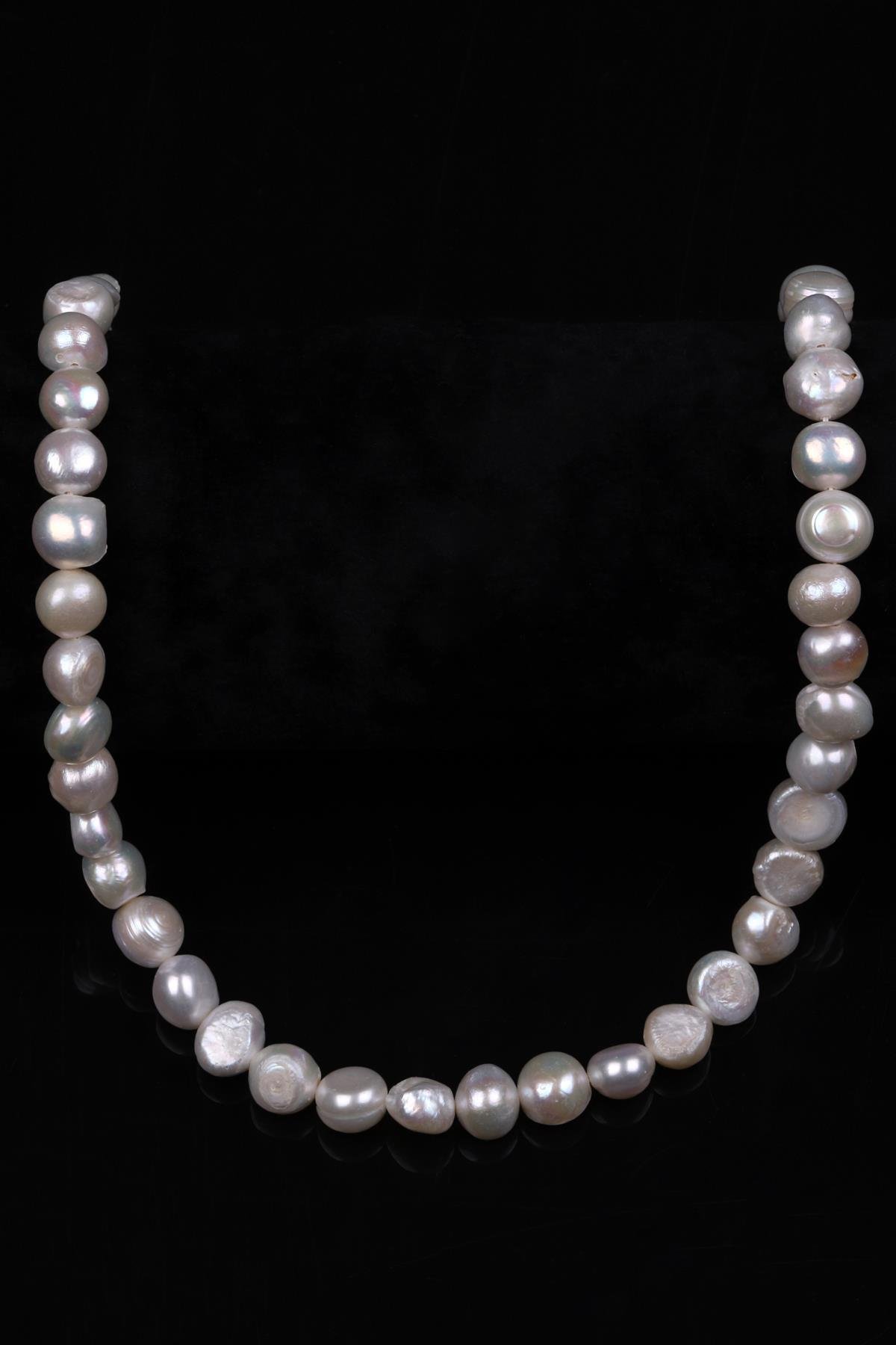 Sakız İnci Doğal Taş Dizi 8 x 9 mm Şekilsiz Kesim