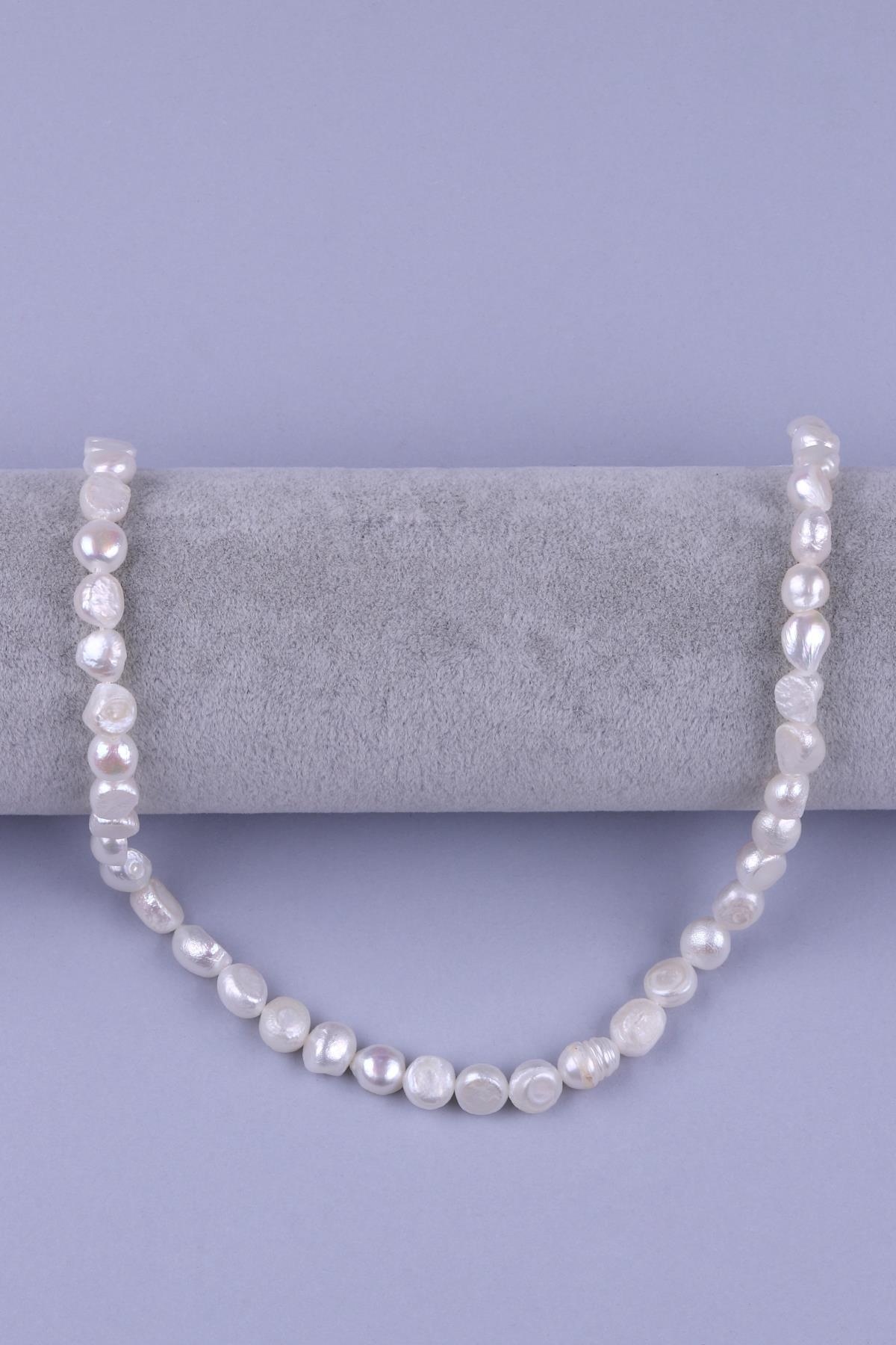 Sakız İnci Doğal Taş Dizi Şekilsiz Kesim