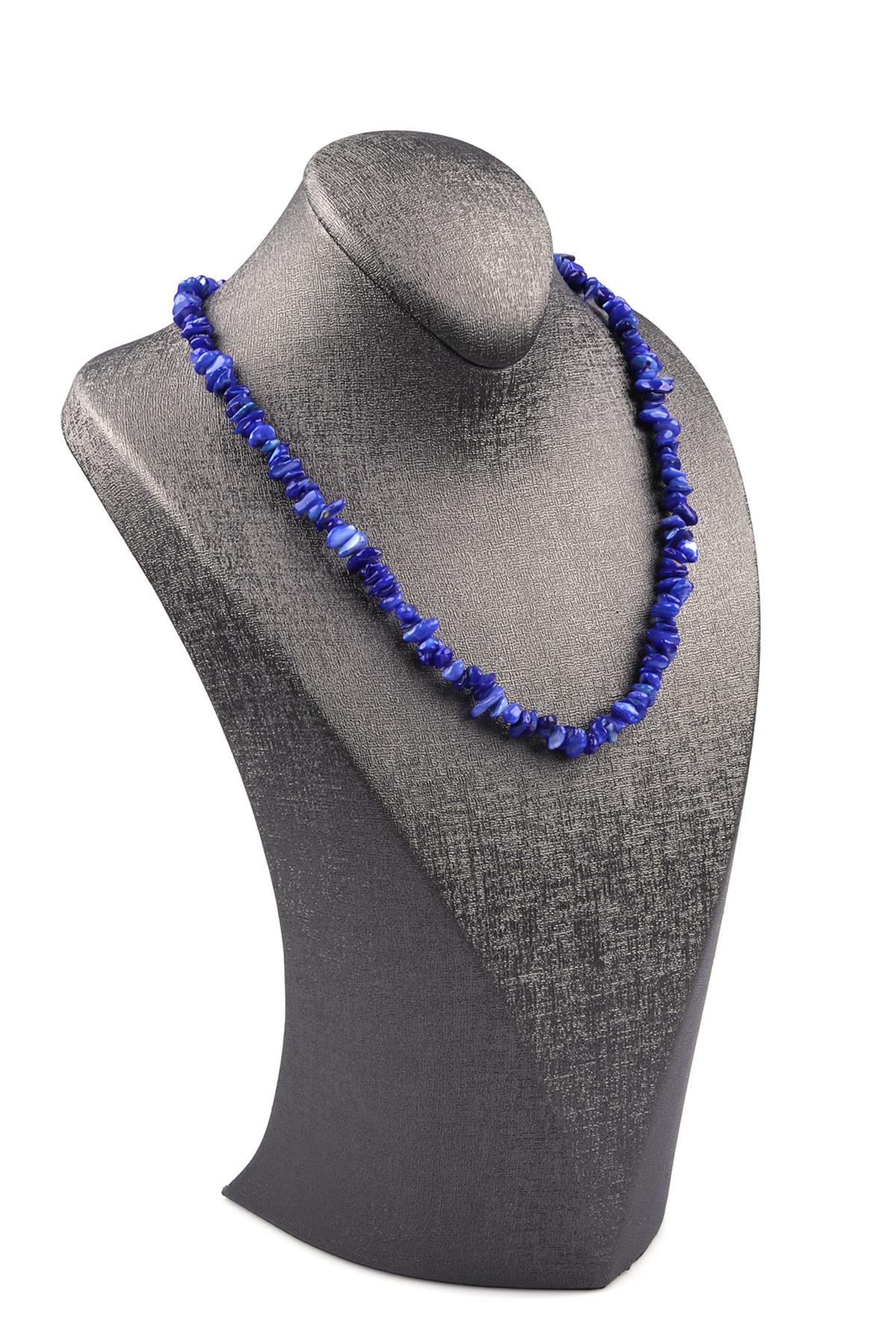 Sedef Doğal Taş Kırık Taş Kolye