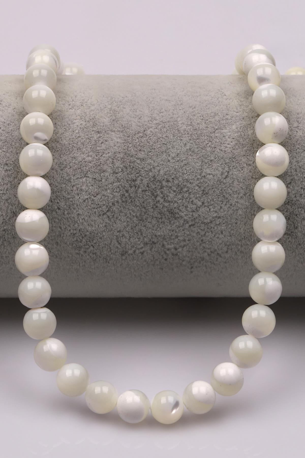 Sedef Doğaltaş Dizi 8 mm Küre Kesim