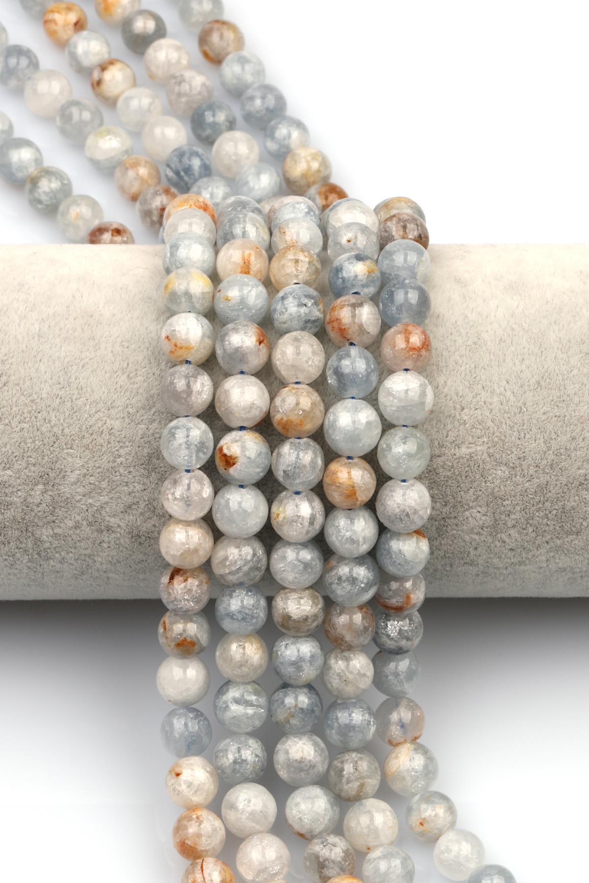 Selestit Doğaltaş Dizi 6 mm Küre Kesim