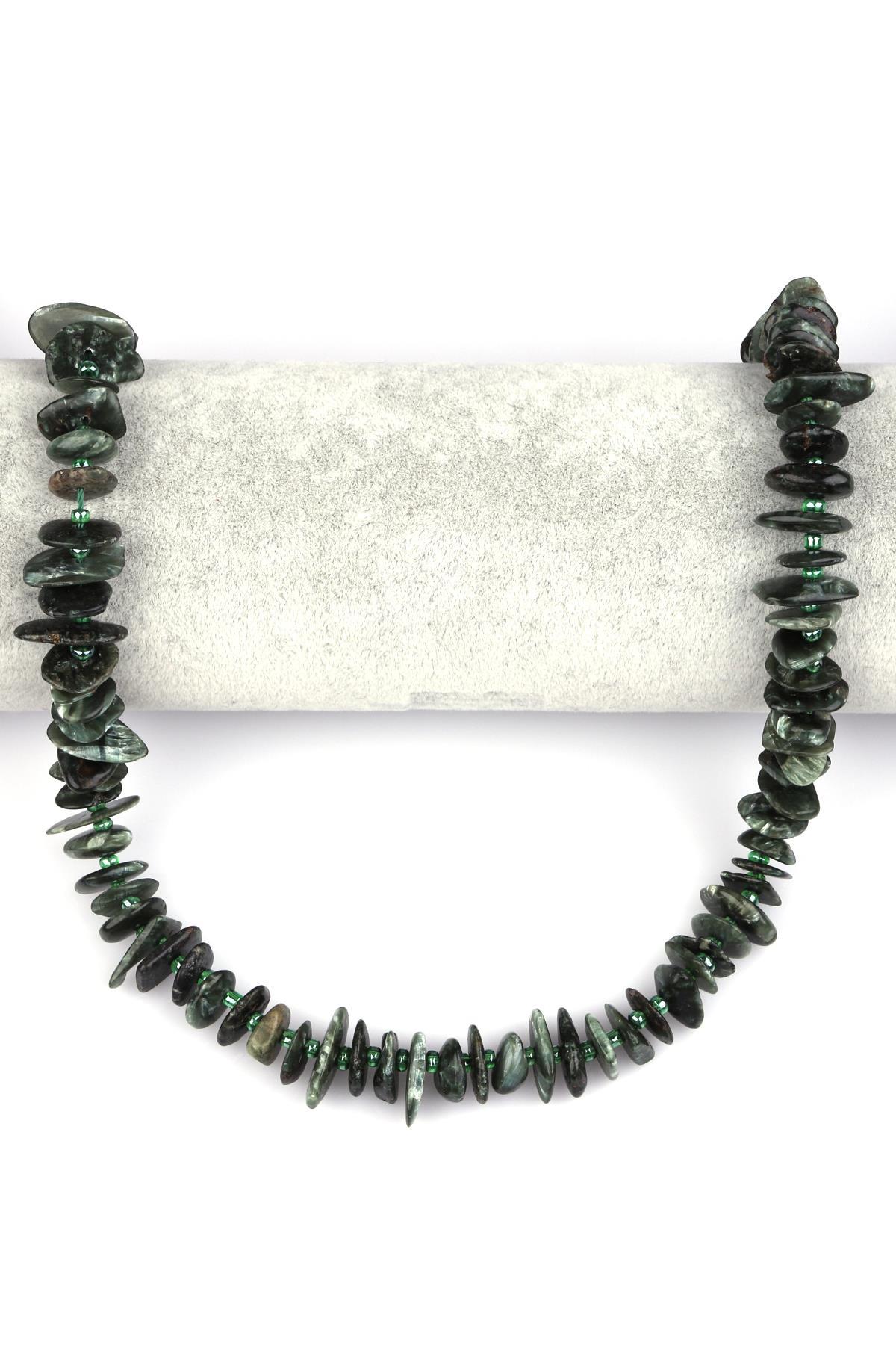 Serafinit Doğal Taş Saçaklı Kırıktaş Dizi