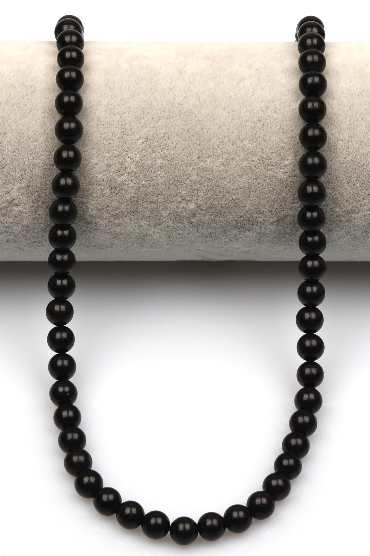 Shungite Doğal Taş Dizi 6 mm Küre Kesim