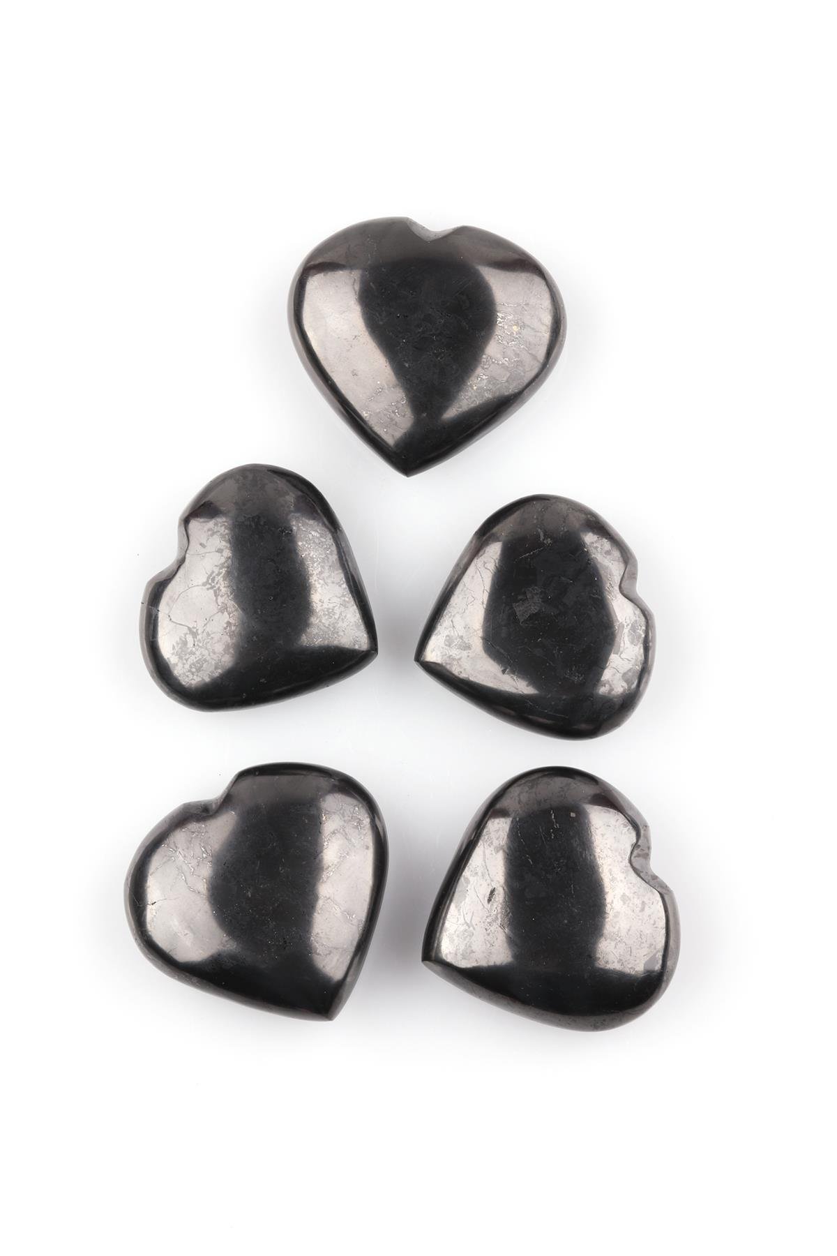 Shungite Doğal Taş Kalp