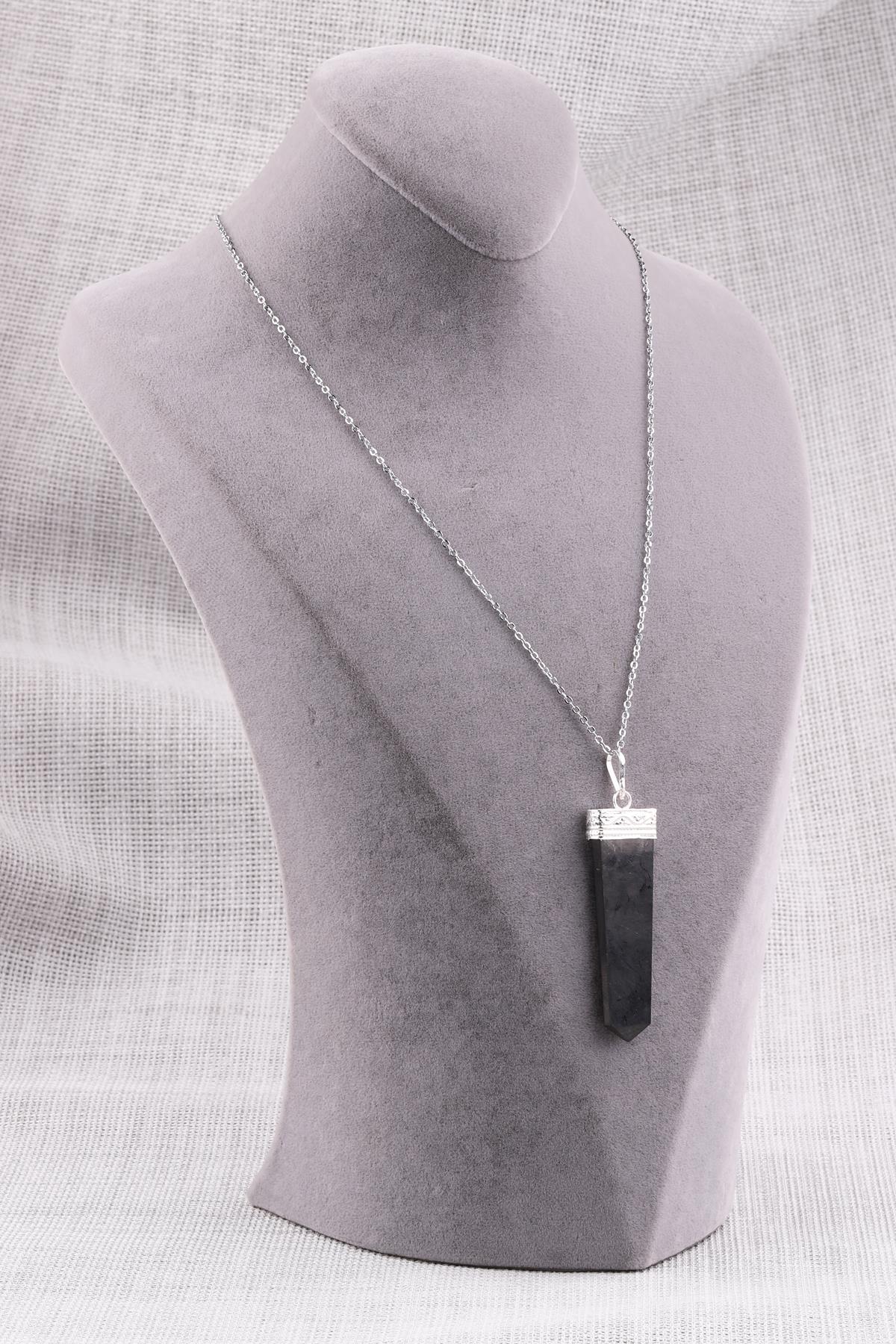Shungite Doğal Taş Kolye
