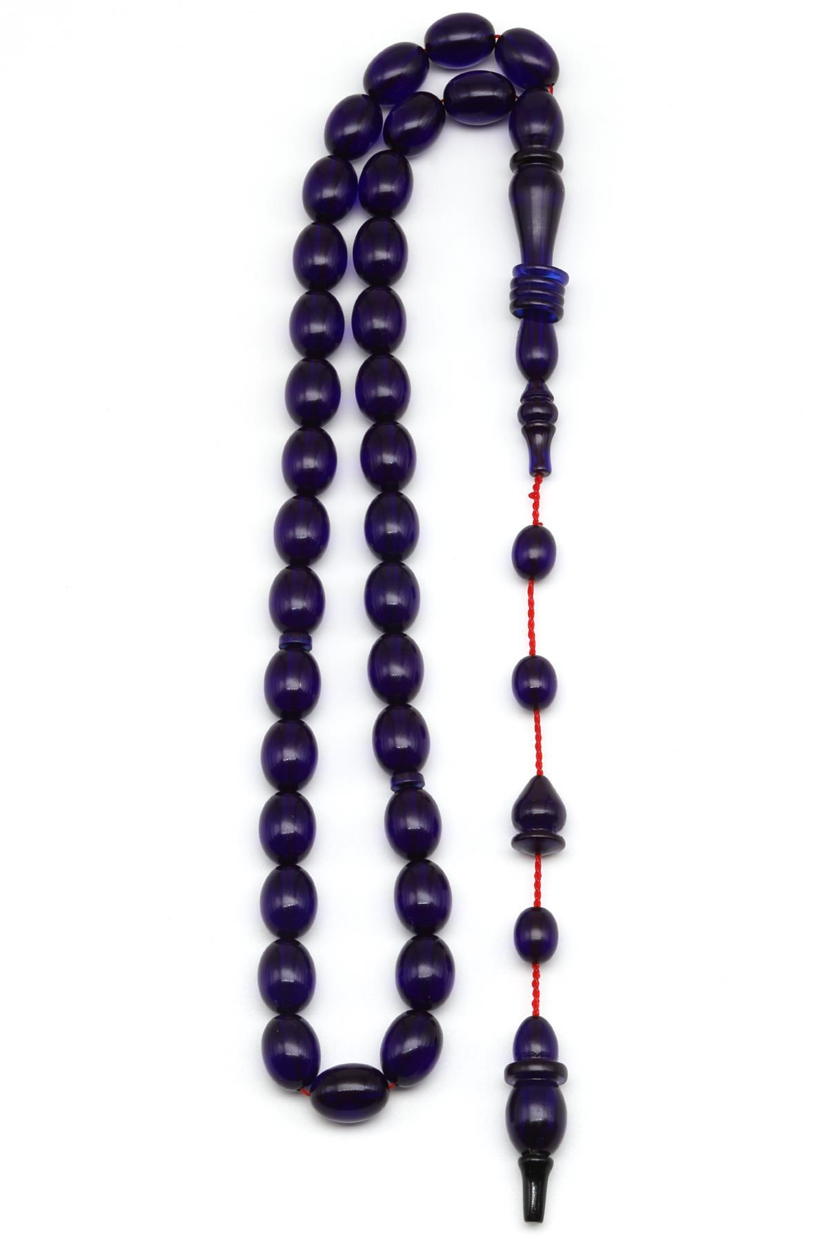 Sıkma Tesbih 8 x 10 mm Badem Kesim