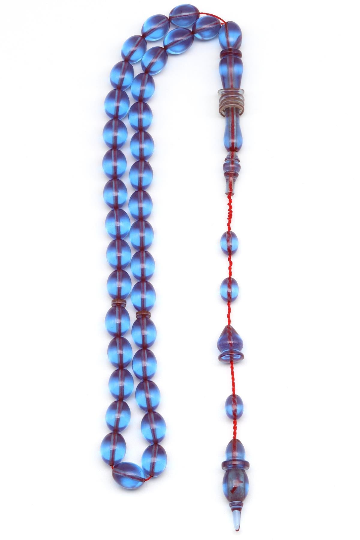 Sıkma Tesbih 8 x 10 mm Badem Kesim