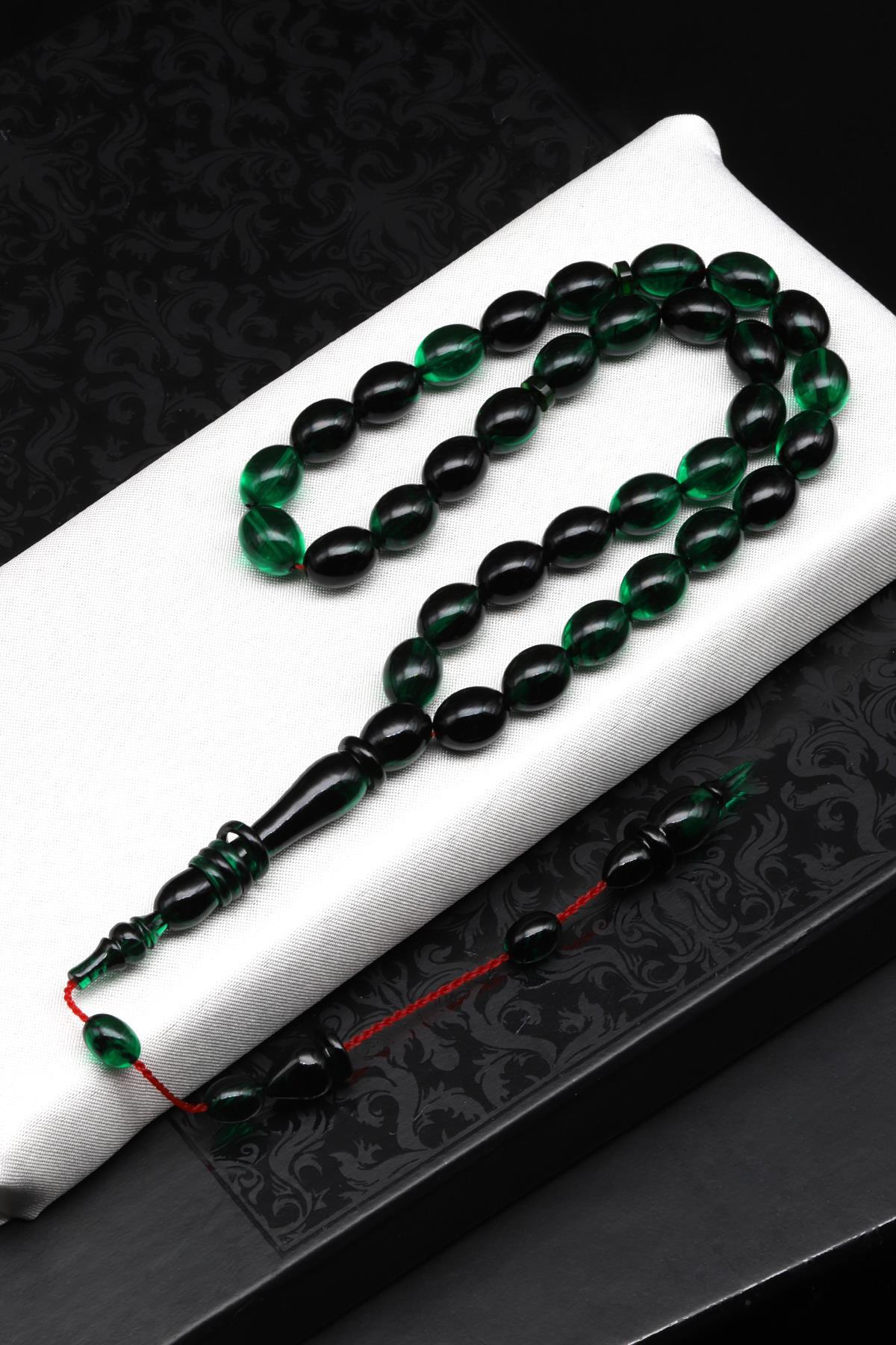 Sıkma Tesbih 8 x 10 mm Badem Kesim