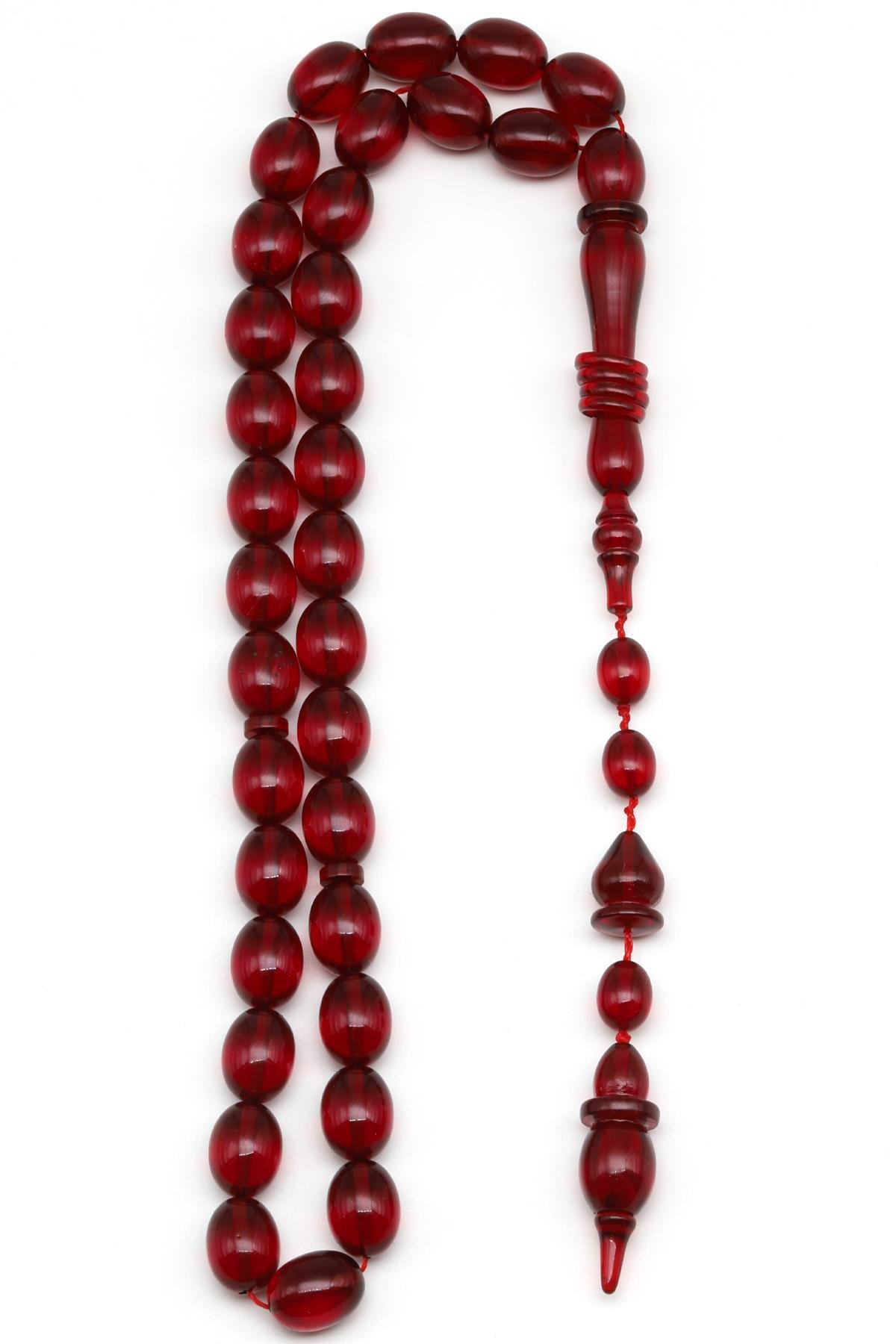 Sıkma Tesbih 8 x 11 mm Badem Kesim