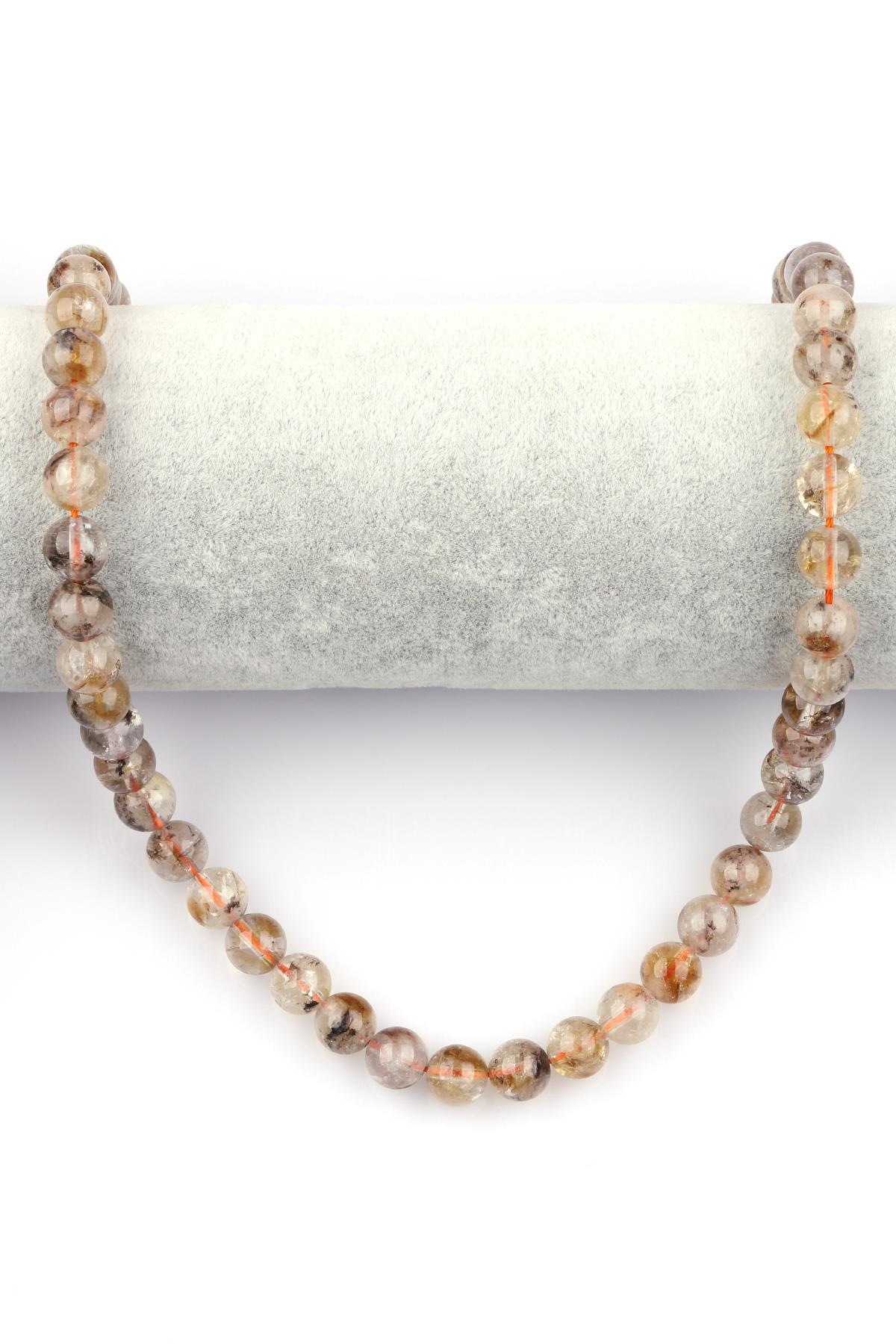 Sitrin ( AB Kalite ) Doğal Taş Dizi 8 mm Küre Kesim