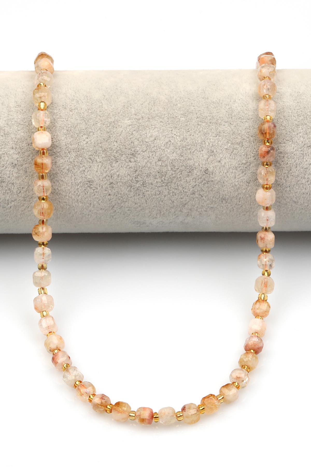 Sitrin Doğal Taş Dizi 5 mm Hexagonel Kesim