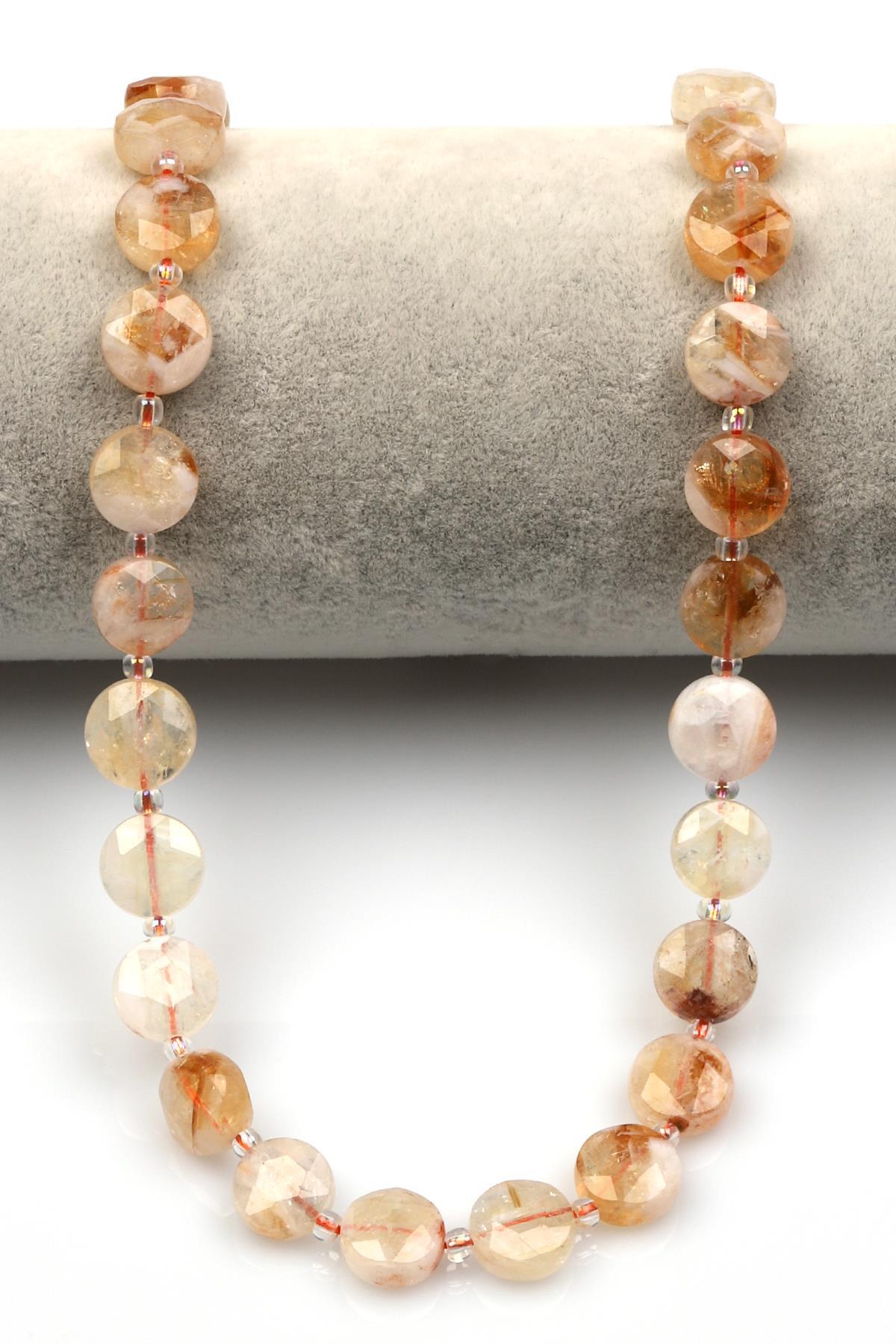 Sitrin Doğal Taş Dizi 5 x 10 mm Yassı Kesim