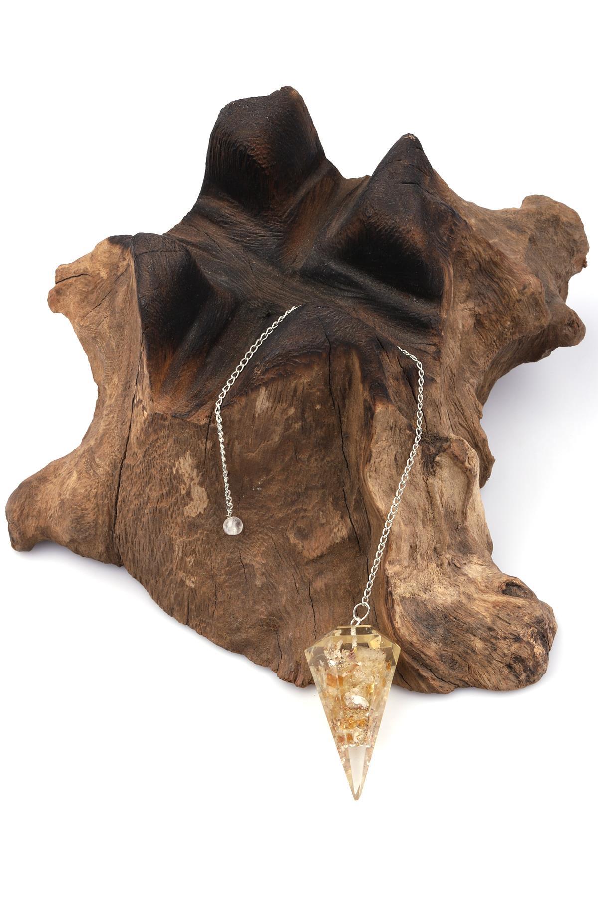 Sitrin Doğal Taş Pandül