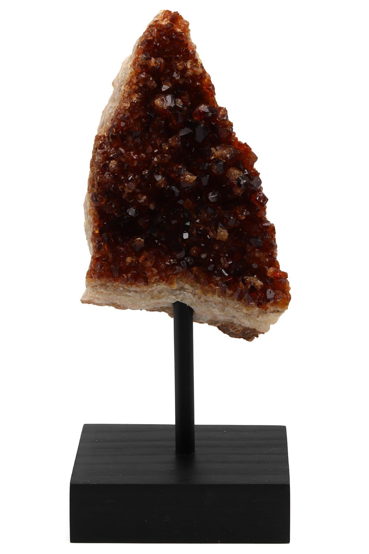 Sitrin Doğal Taş Standlı Ham Parça