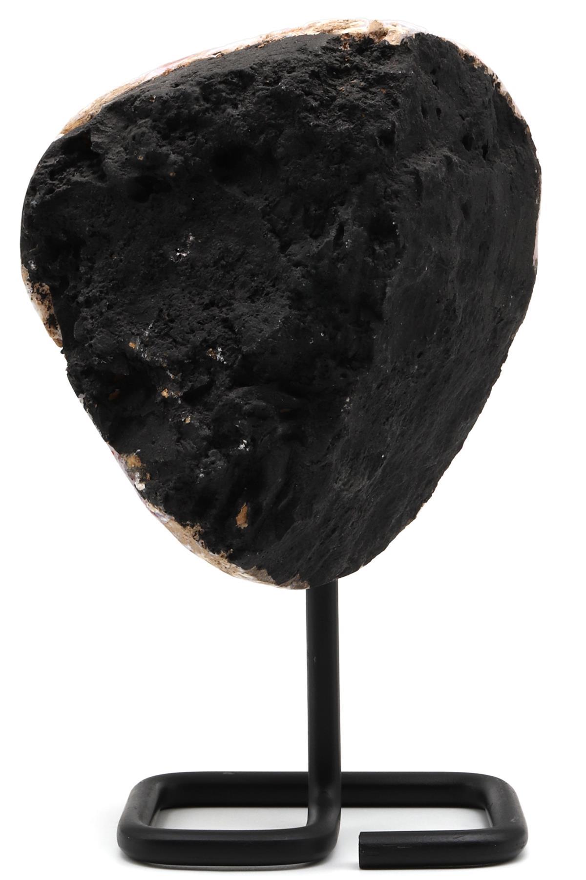 Sitrin Doğal Taş Standlı Ham Parça - 1627 Gr.