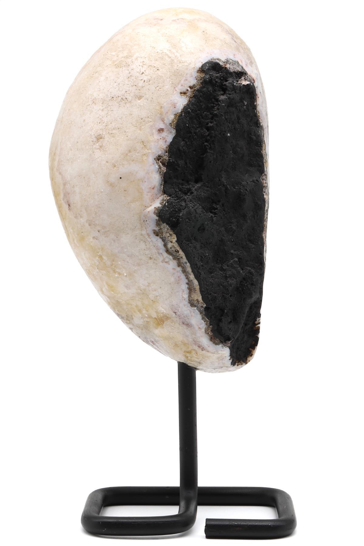 Sitrin Doğal Taş Standlı Ham Parça - 1787 Gr.