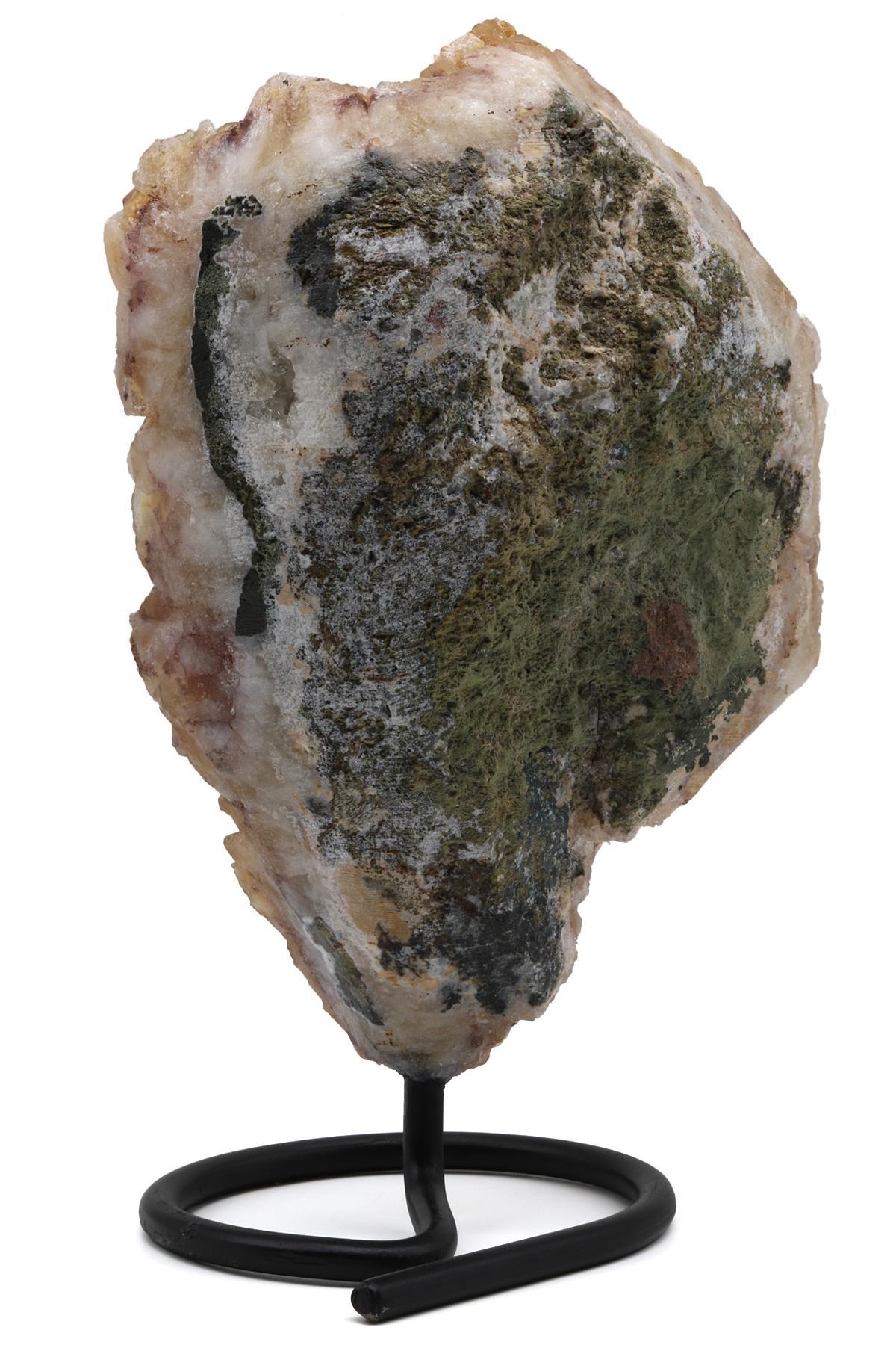 Sitrin Doğal Taş Standlı Ham Parça