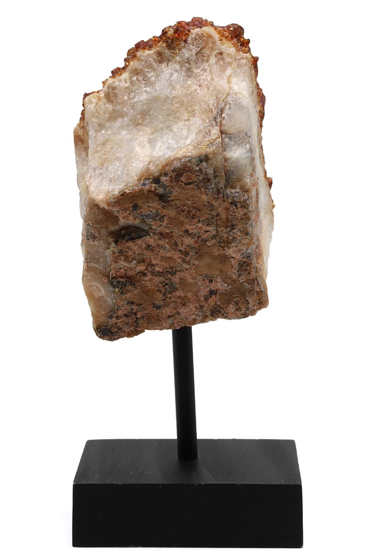 Sitrin Doğal Taş Standlı Ham Parça