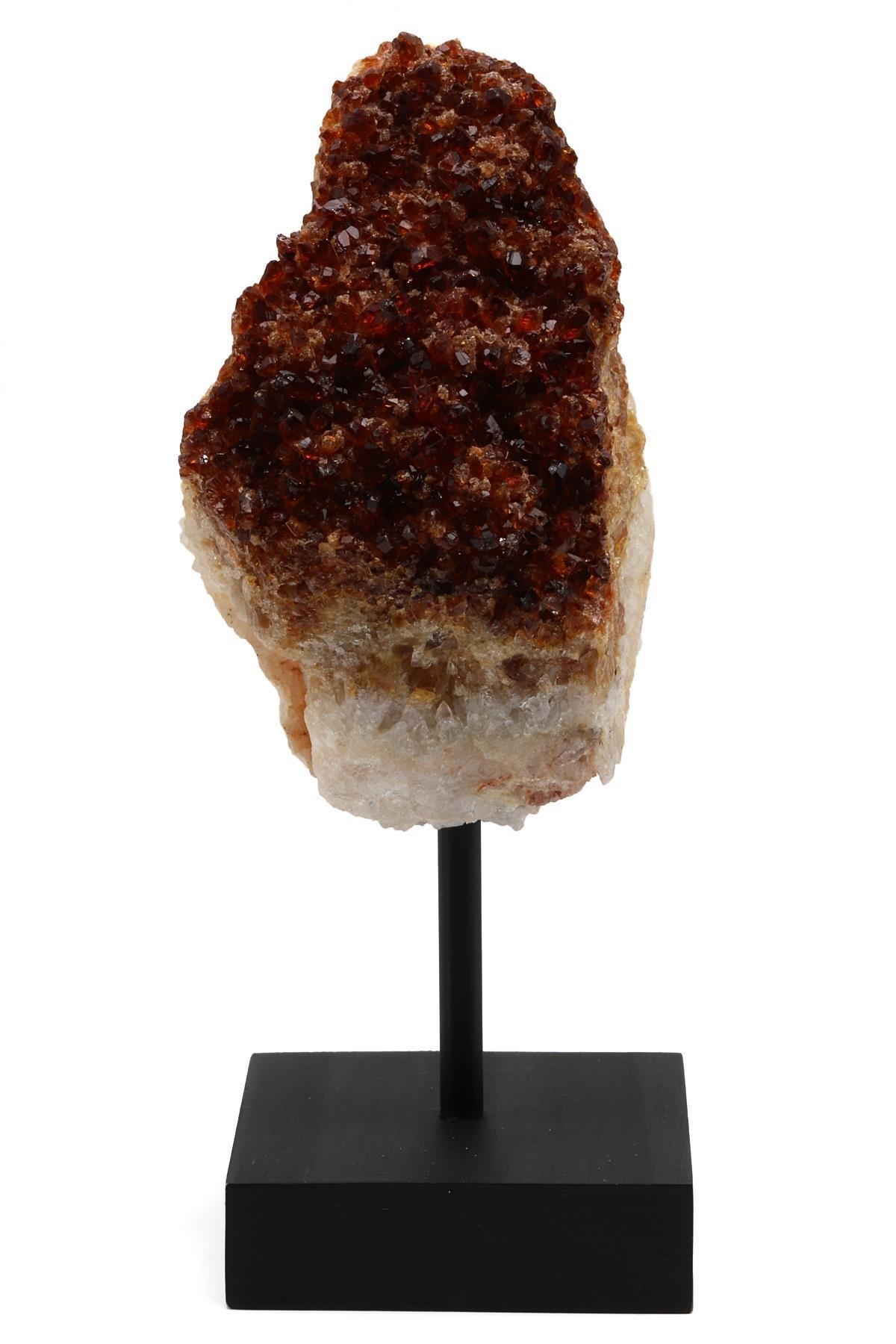 Sitrin Doğal Taş Standlı Ham Parça