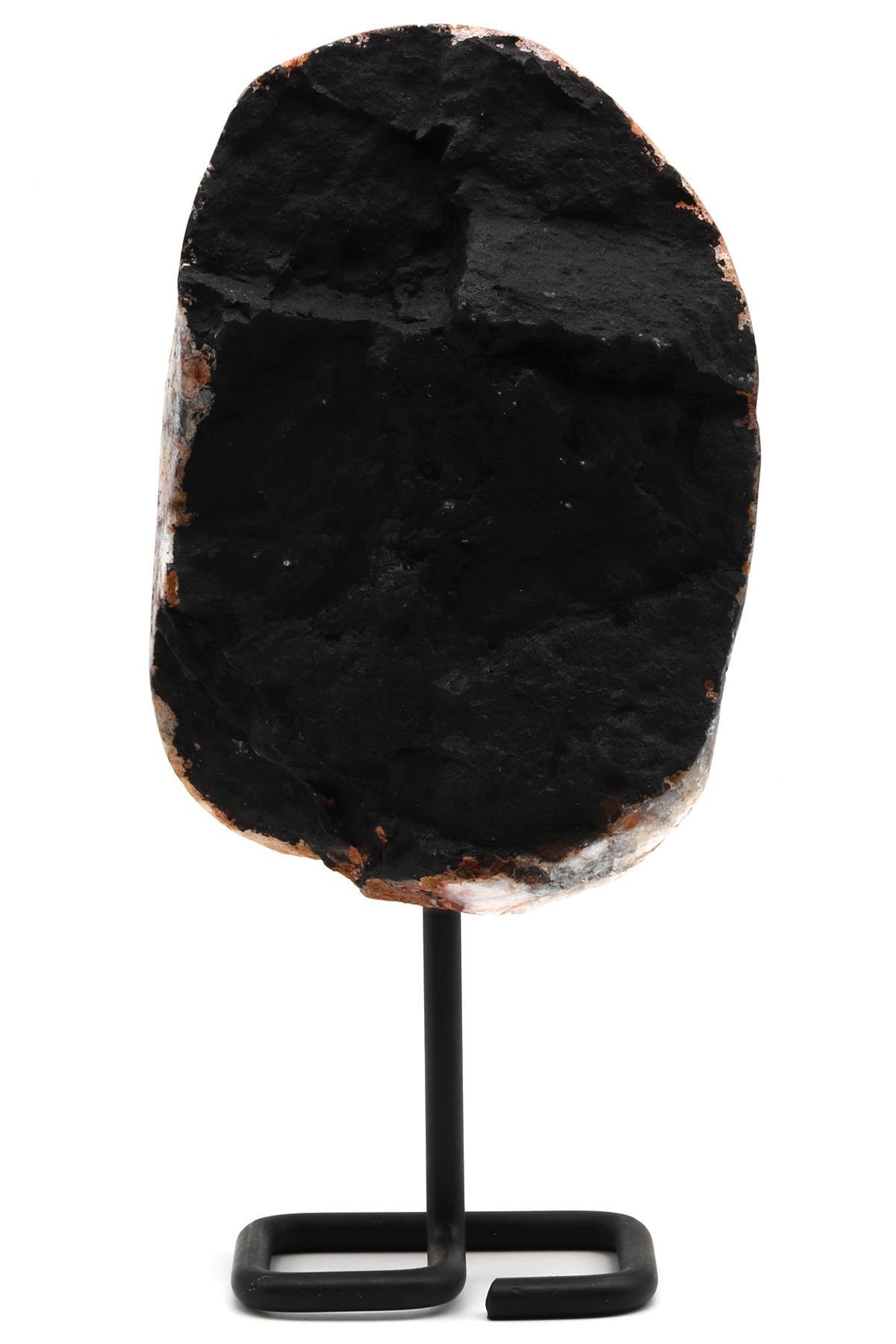 Sitrin Doğal Taş Standlı Ham Parça