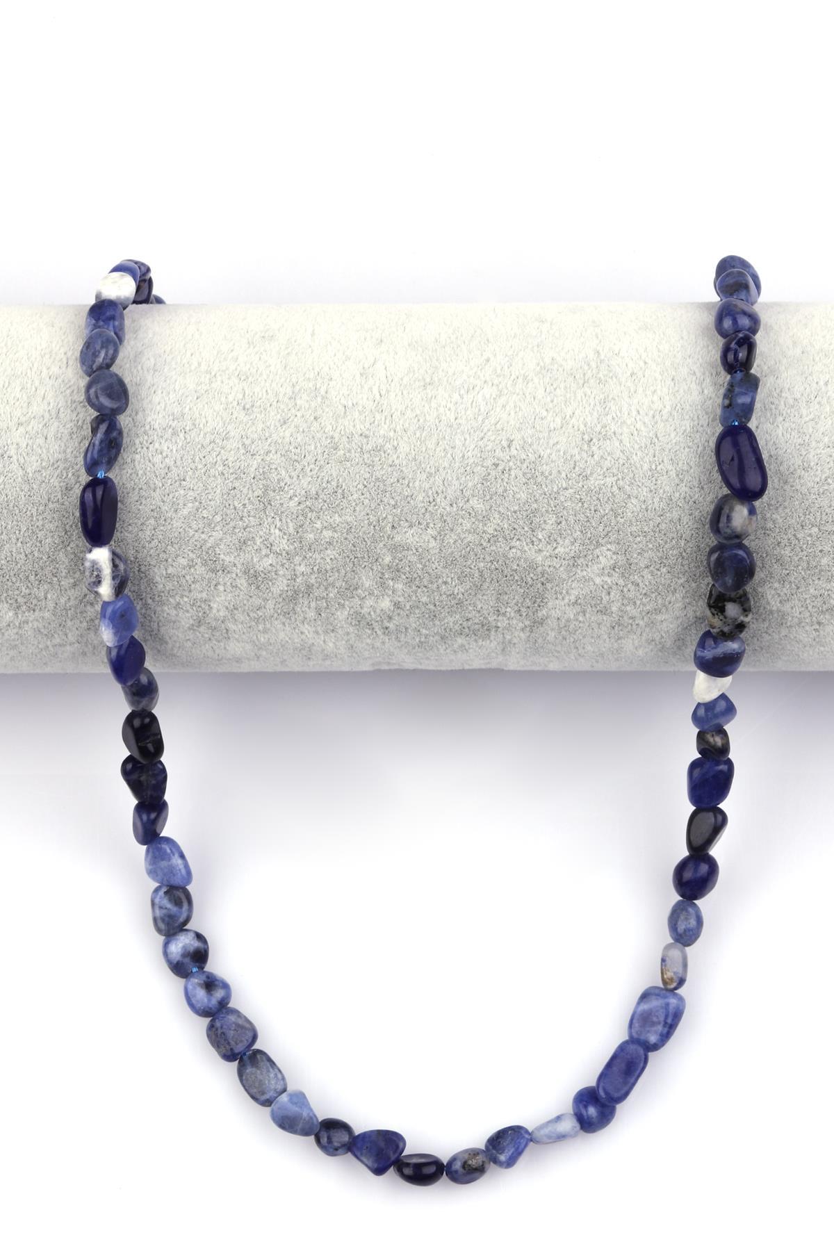 Sodalit Doğal Taş Dizi 4 x 6 mm Mercimek Kesim