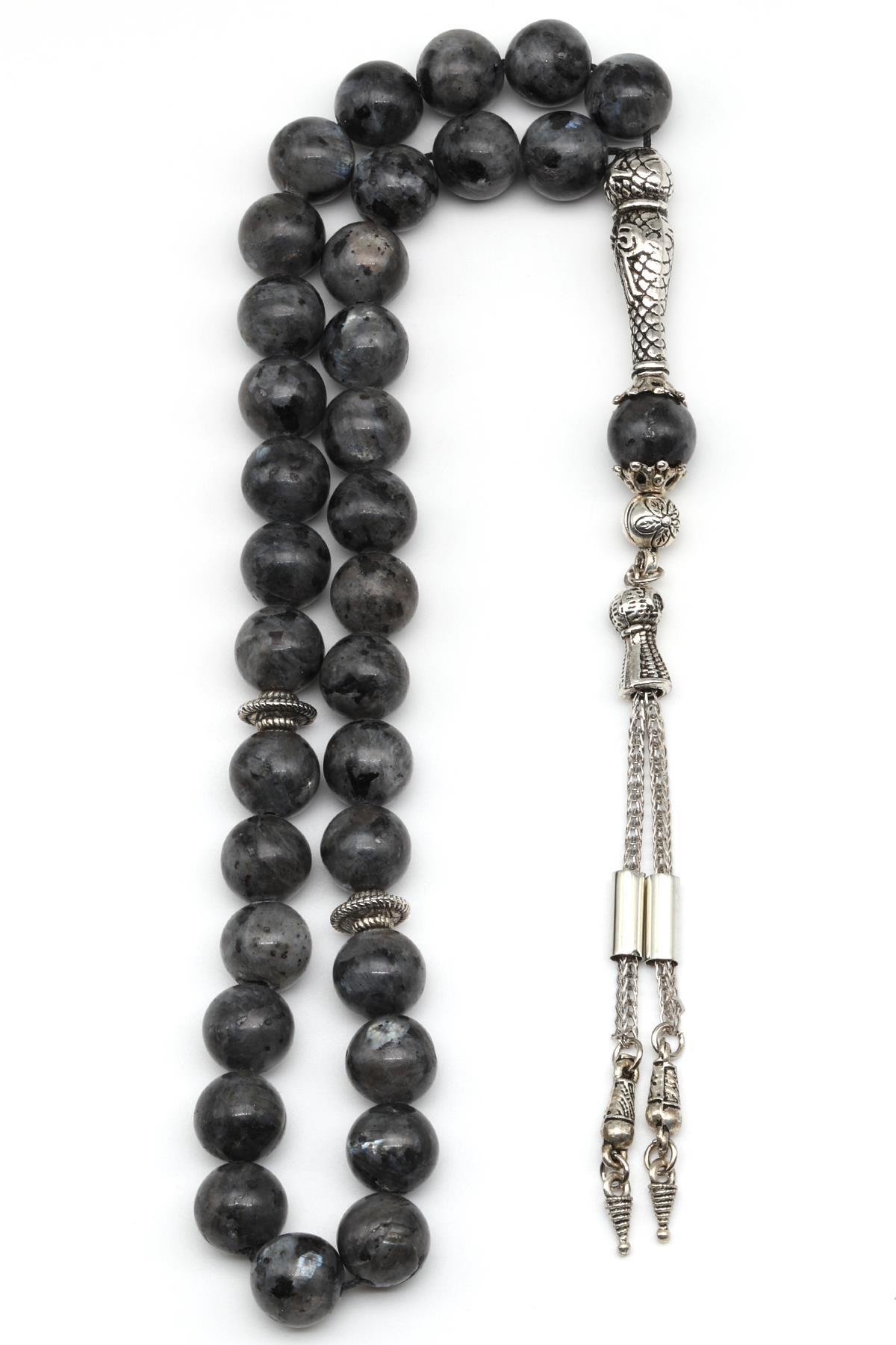 Spektrolit Doğal Taş Tesbih 10 mm Küre Kesim