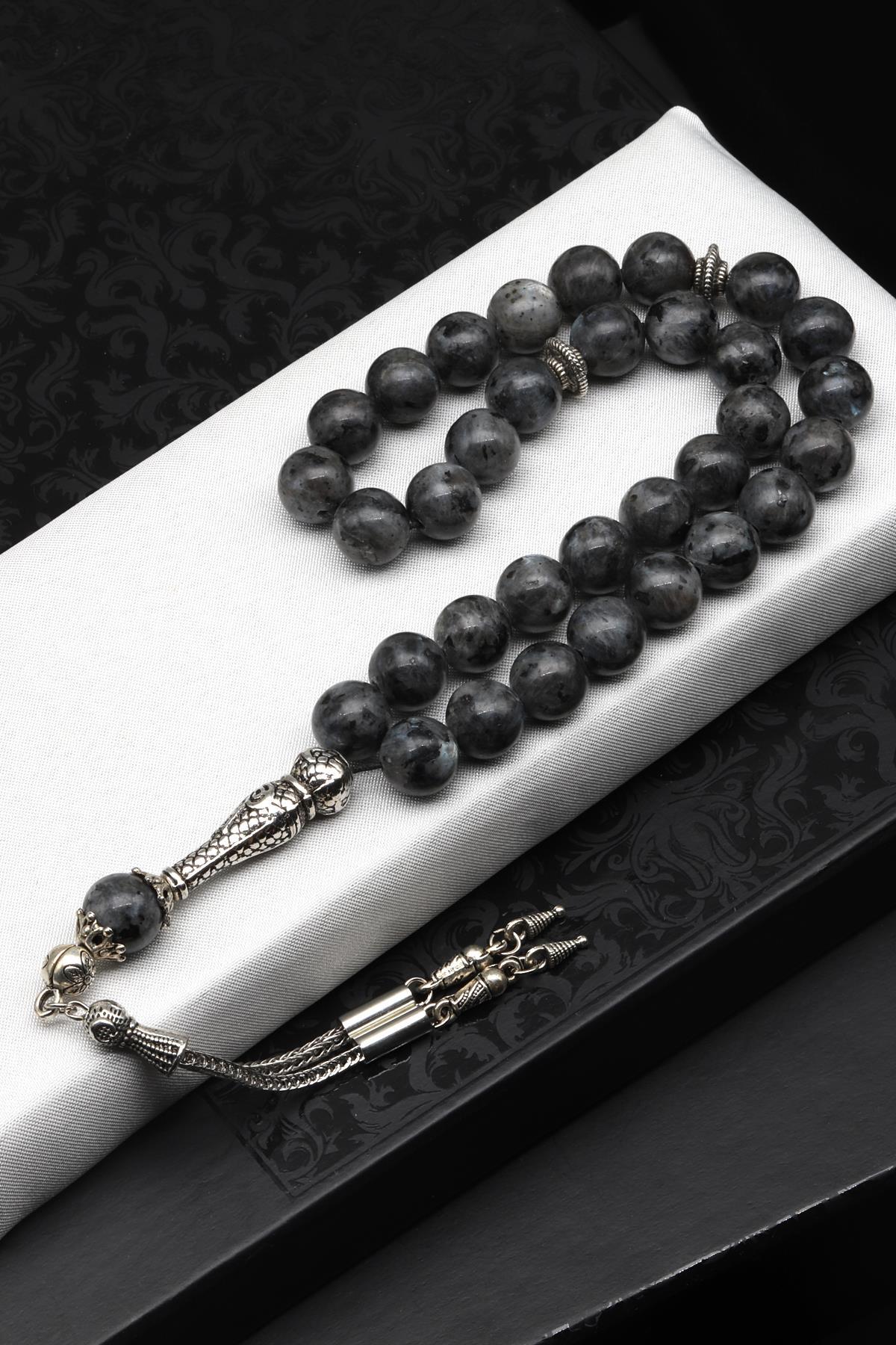 Spektrolit Doğal Taş Tesbih 10 mm Küre Kesim