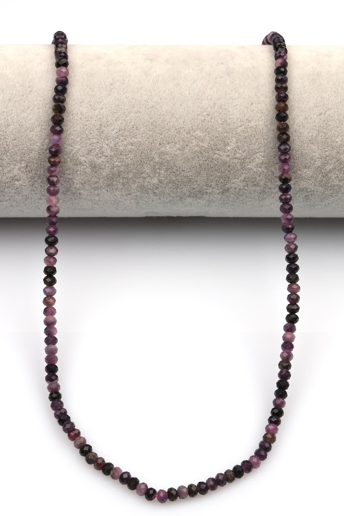 Sugulit Doğaltaş ( A Kalite ) Dizi 3 x 4 mm Rondel Kesim