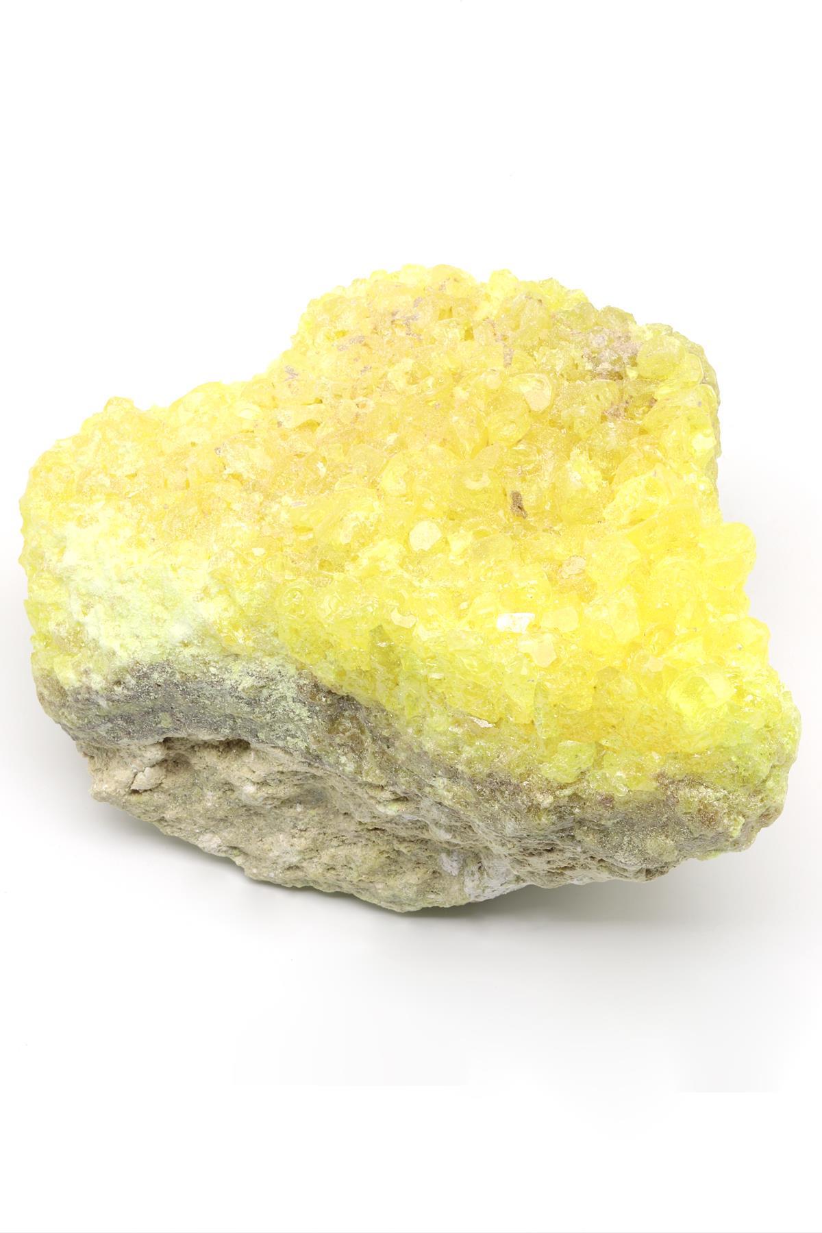 Sülfür Doğal Taş Ham Parça