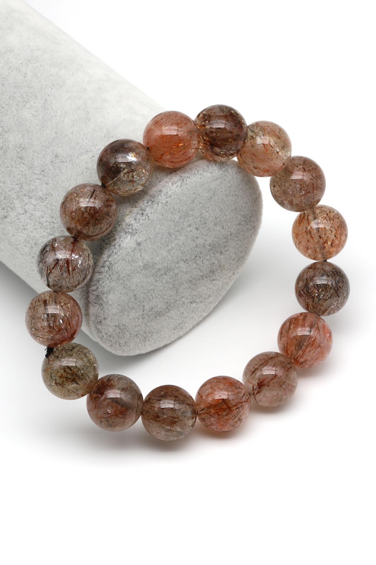 Super Seven Doğal Taş Bileklik 13 mm Küre Kesim