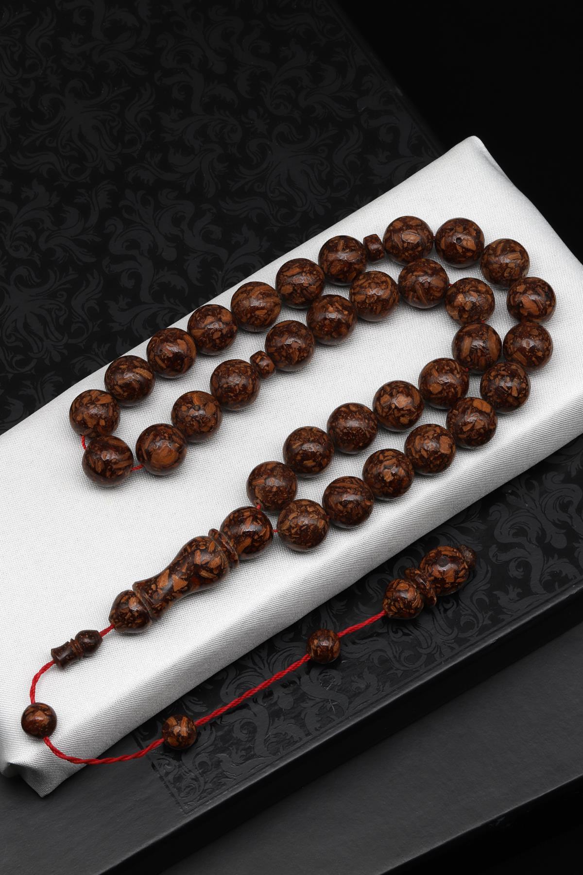 Tarçın Ağacı Kabuğu Tesbih 12 mm Küre Kesim