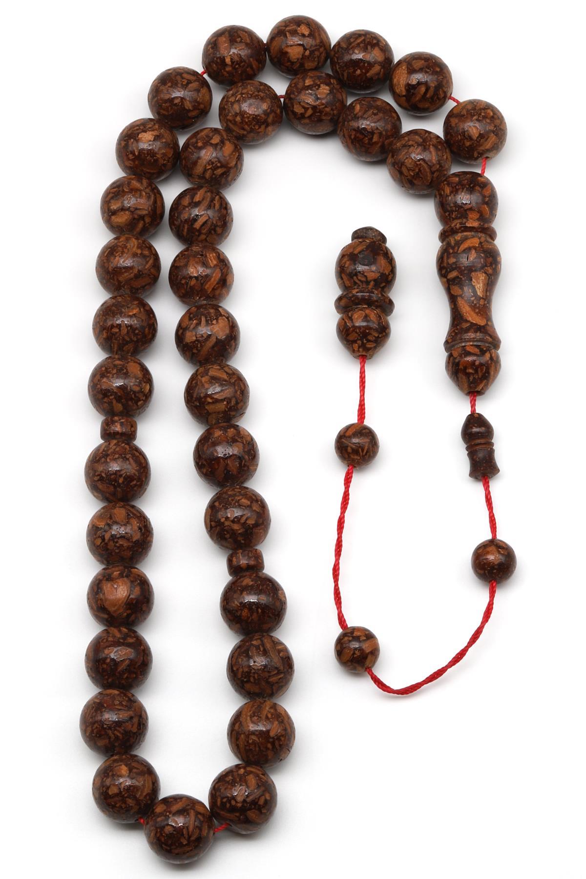 Tarçın Ağacı Kabuğu Tesbih 12 mm Küre Kesim