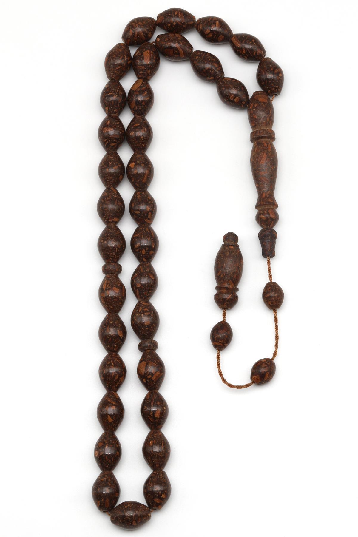 Tarçın Ağacı Kabuğu Tesbih 8 x 11 mm Arpa Kesim