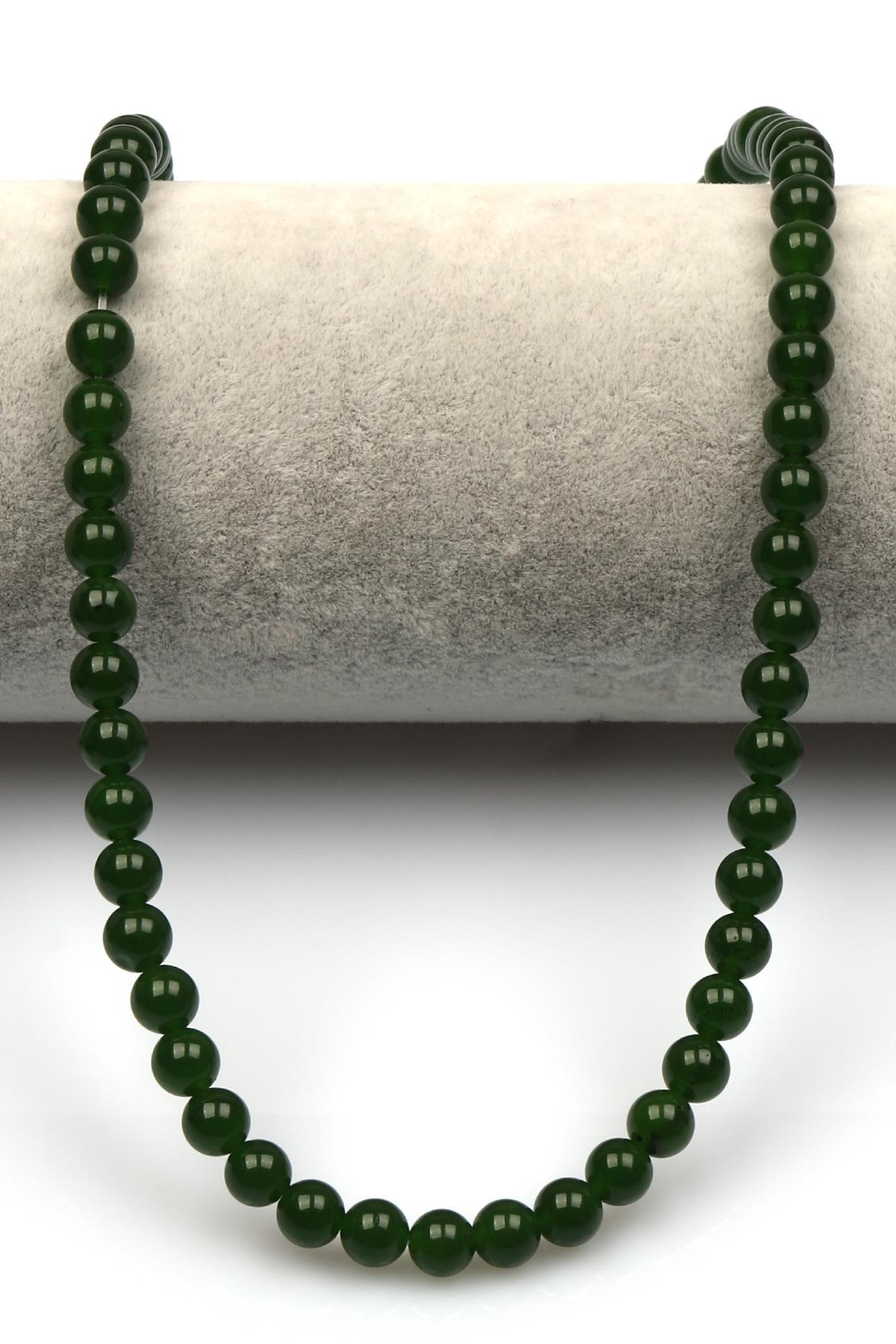 Tayvan Yeşim Doğal Taş Dizi 6 mm Küre Kesim