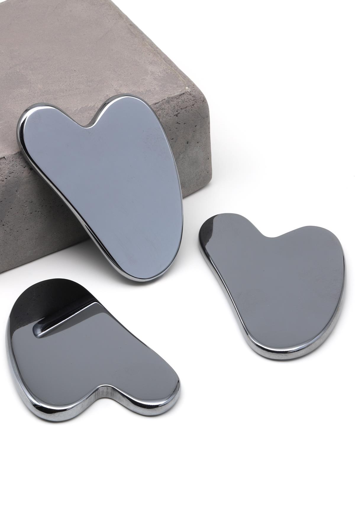 Terahertz Doğal Taş Gua Sha Yüz Masaj Taşı