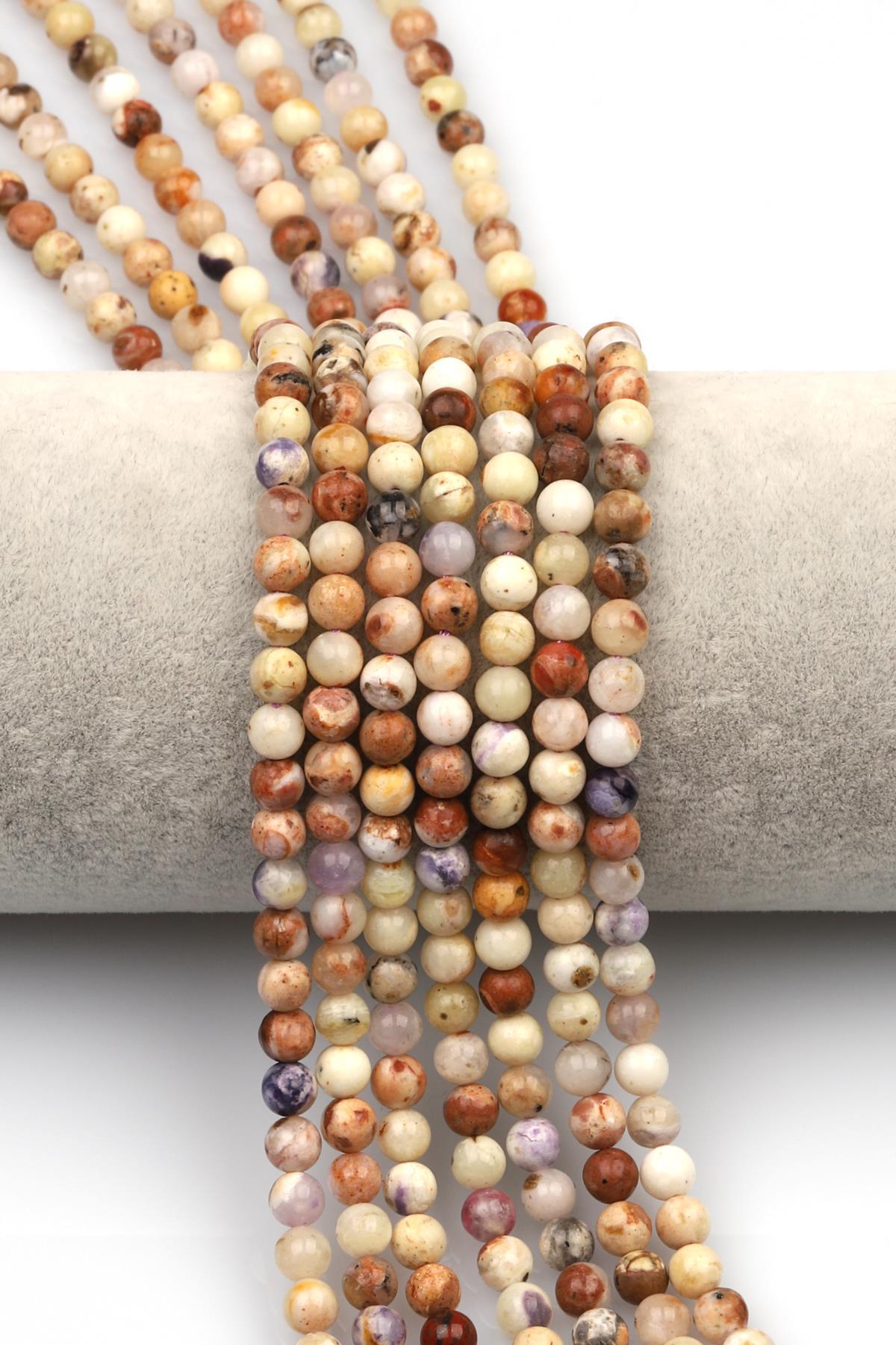 Tiffany Opal Doğaltaş Dizi 5 mm Küre Kesim