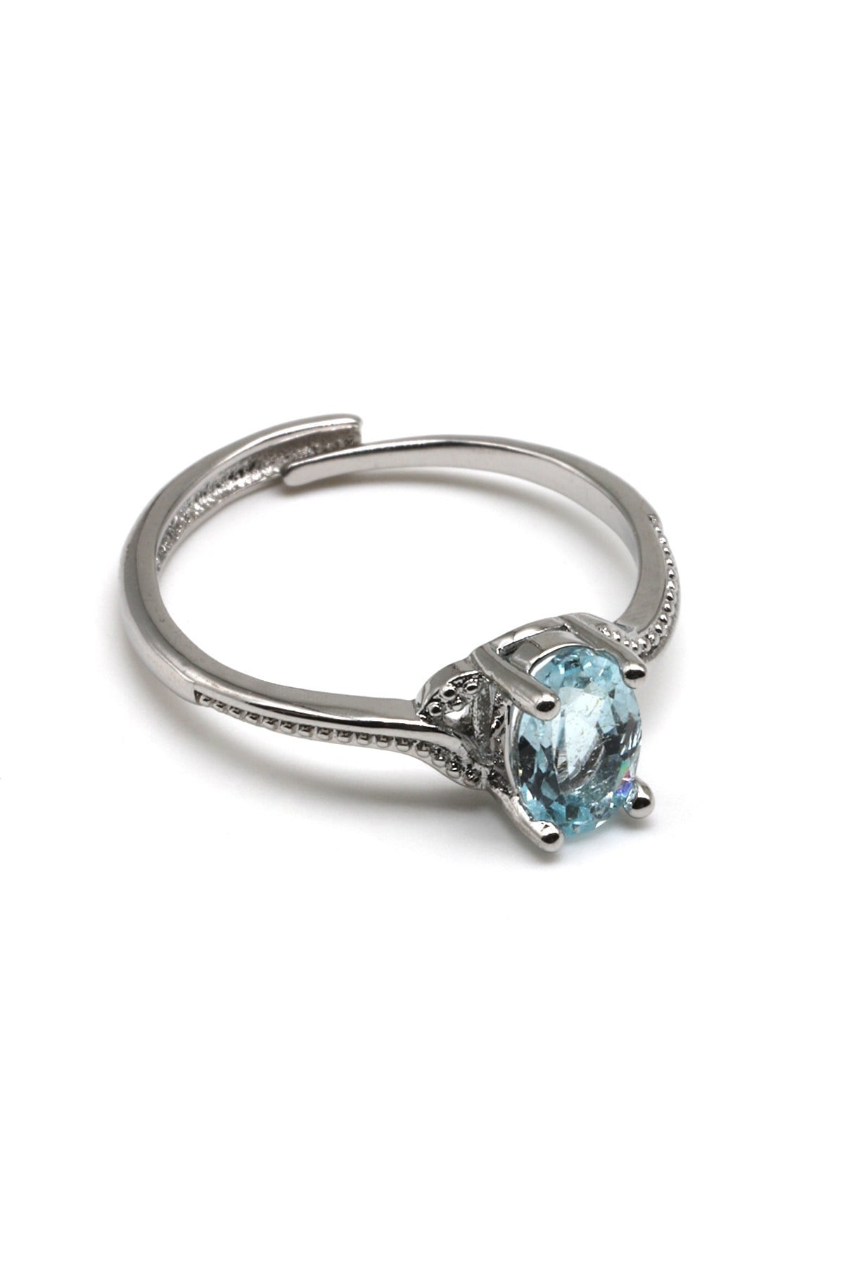 Topaz Doğal Taş Ayarlanabilir Yüzük - YZK-0153