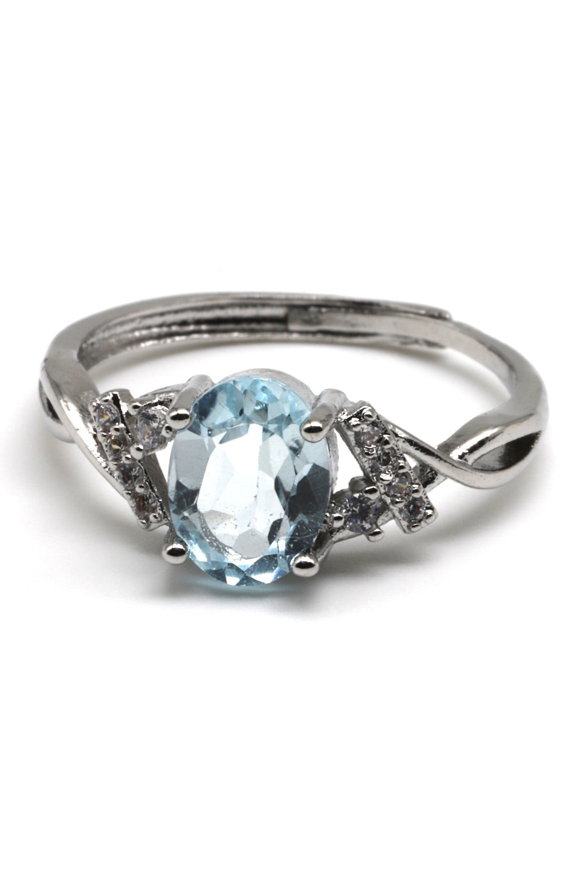 Topaz Doğal Taş Ayarlanabilir Yüzük - YZK-0160