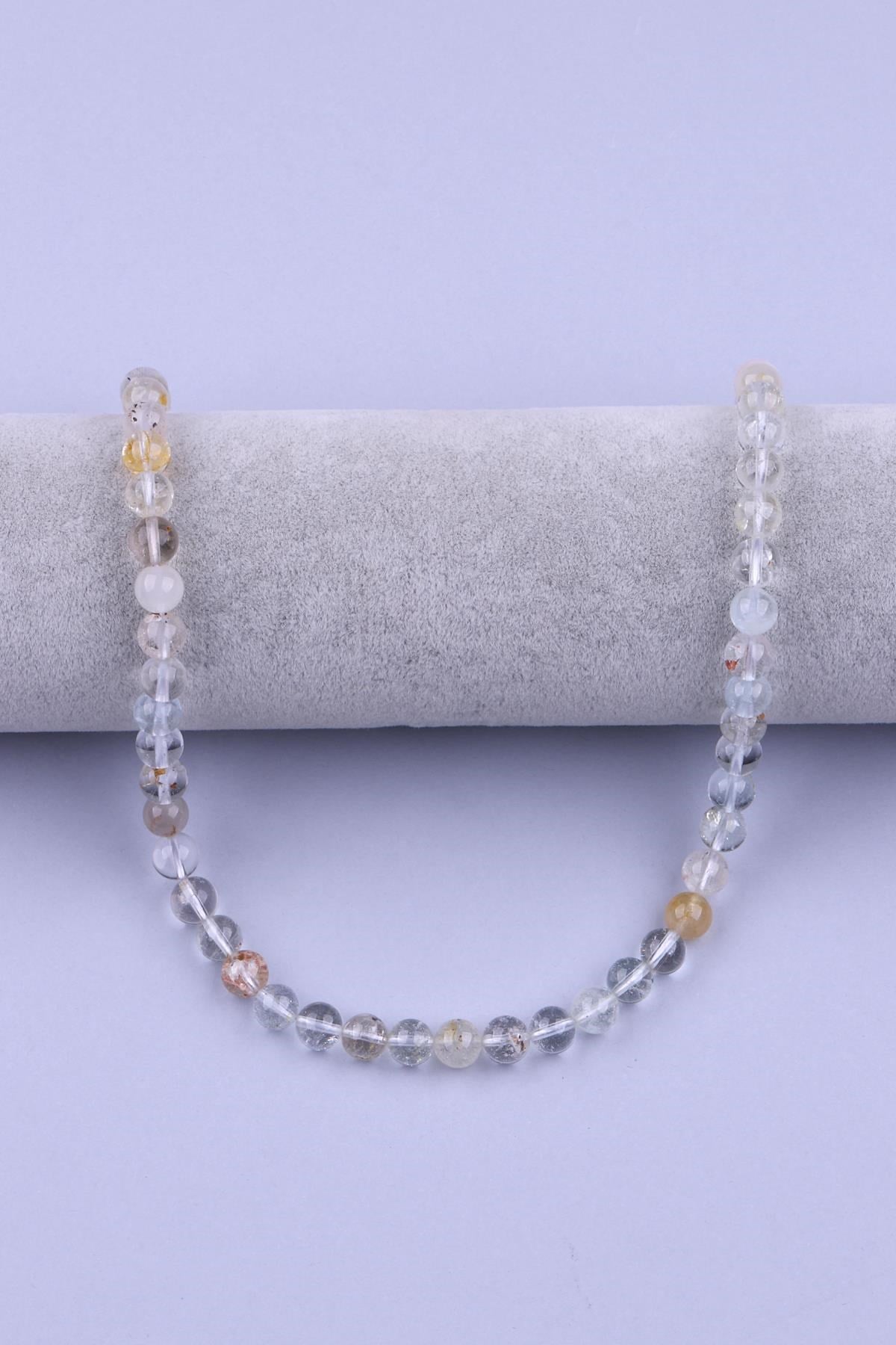 Topaz Doğal Taş Dizi 8 mm Küre Kesim