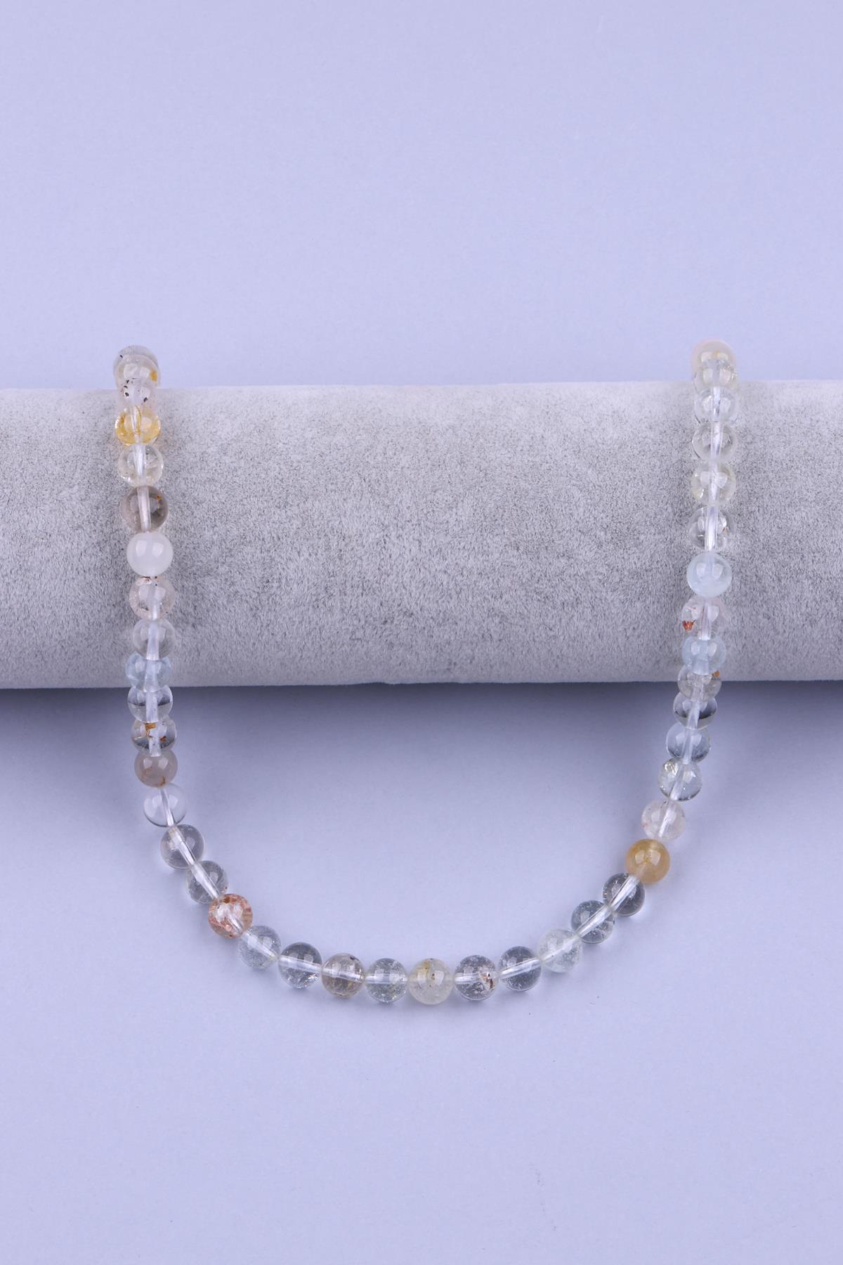 Topaz Doğal Taş Dizi 8 mm Küre Kesim