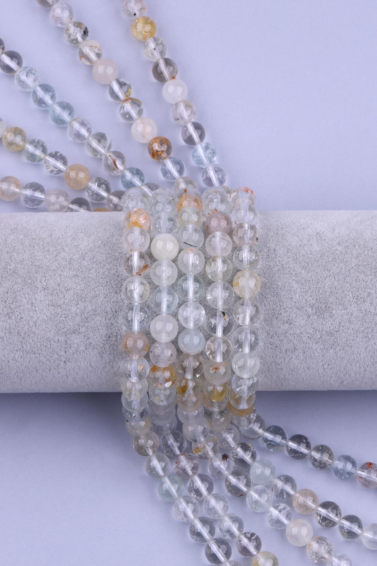 Topaz Doğal Taş Dizi 8 mm Küre Kesim