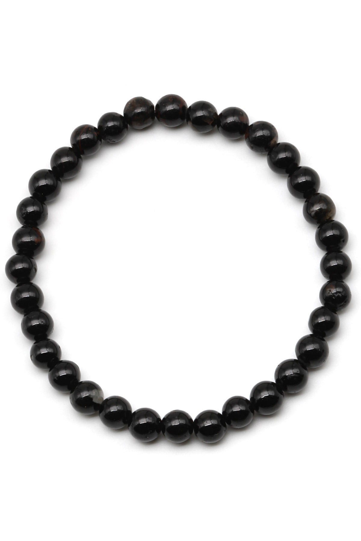 Turmalin Doğal Taş Bileklik 6 mm Küre Kesim - BLK-2192