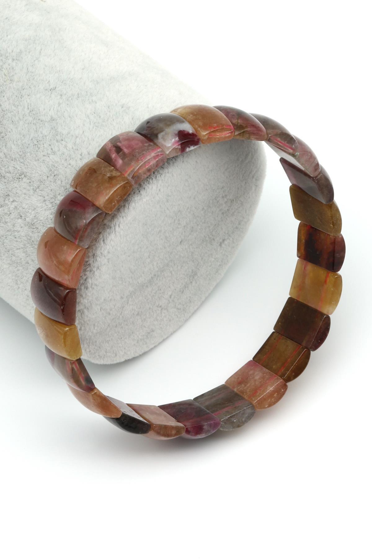 Turmalin Doğal Taş Bileklik 7 x 11 mm Özel Kesim